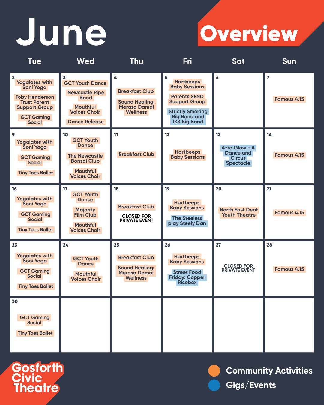 Got any plans for the summer? ☀️
Take a look at what’s coming up this June and join us for anything that grabs your fancy! We’d love to see you here 😄
Find out more about our community activities via the link in our bio