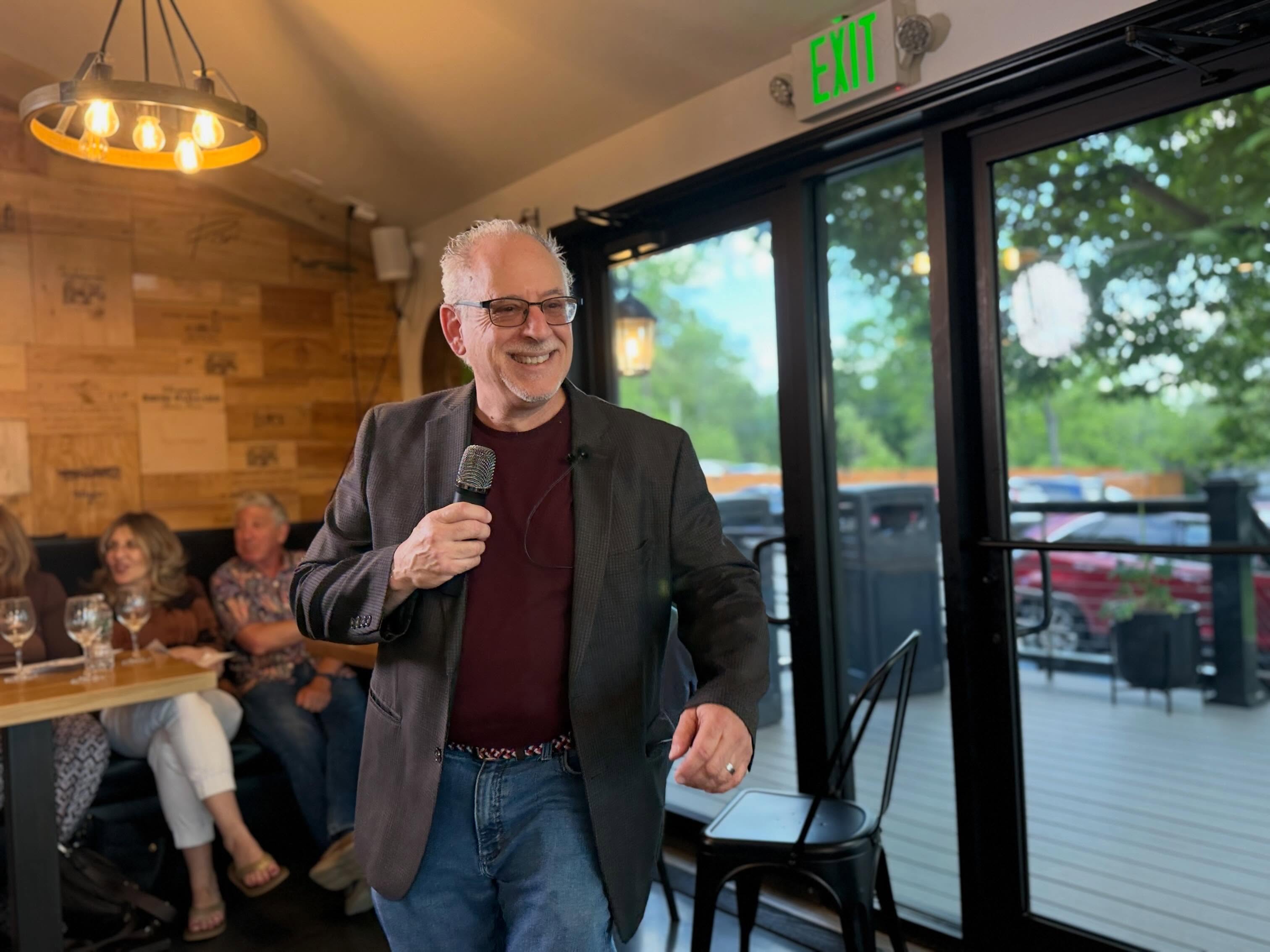 Serious fun last night at @theborocafe for The Real Housewines of Cross River. Great space, solid wines, delicious paninis, and lots of laughter.