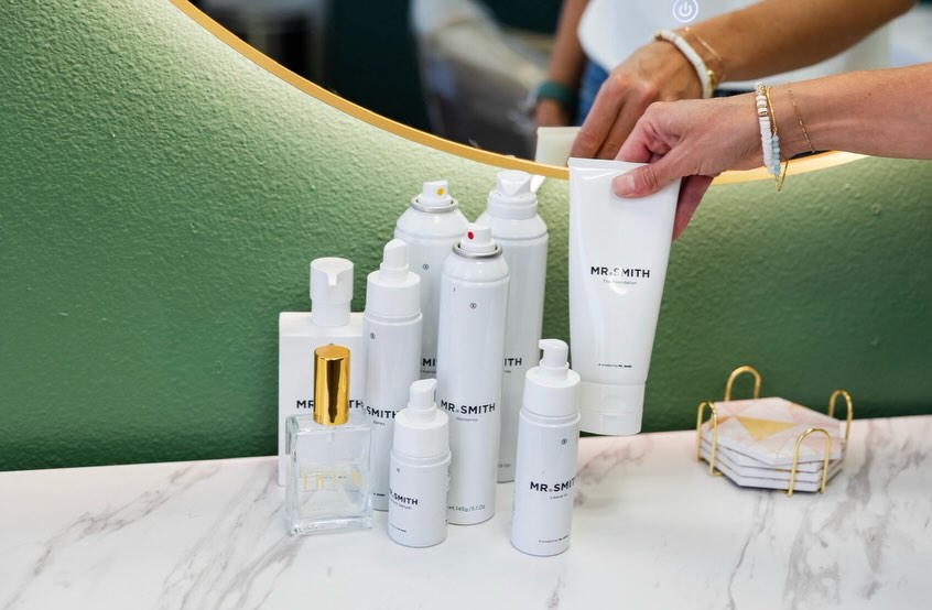 Can you tell that Mr. Smith hair products are some of my favorites?? This brand sells great products that I recommend for many of my clients. If you wanna know more about this brand and what products might work best for you, ask me the next time you’re in salon!!
#tawnynicolehairdesign #hairstylistcoloradosprings #coloradospringshairstylist #coloradospringshairsalon #coloradospringshairextensions