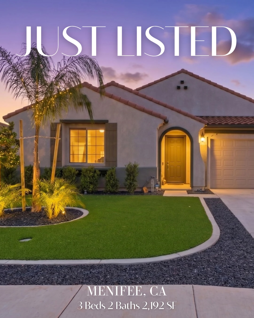 Former model home? Quiet cul-de-sac? Directly across from the park? Say less. ✨🏡
This beautifully upgraded Menifee home is the perfect blend of luxury, comfort, and functionality with over $100,000 in builder upgrades throughout.
Some standout features:
✨ Former model home with designer touches throughout
🛋️ Open-concept layout perfect for entertaining
🎶 Full surround sound system included
💻 Spacious den ideal for a home office, gym, or game room
👗 Walk-in closets in every bedroom
🍽️ Upgraded kitchen with beautiful backsplash details & included appliances
🍷 Mounted wine racks included for the perfect entertaining setup
☀️ Fully paid-off solar for long-term energy savings
🚗 Epoxy garage floors & upgraded finishes throughout
🌳 Prime location directly across from the park on a quiet cul-de-sac street
This is one of those homes that feels elevated the second you walk through the door. Every detail was thoughtfully designed, and the pride of ownership truly shows. 🤍
Comment “LAUREL” for pricing, details, and more information on this Menifee beauty before it’s gone. ✨
All information is reliable but should be independently verified
Marketed By:
Catherine Kim
(951) 725-1587
Cathy@catherinekimre.com
Southern California real estate agent
DRE 02035547
Real Broker | Homebliss
#MenifeeRealEstate #MenifeeHomes #JustListed #OpenHouse #SouthernCaliforniaHomes MoveToMenifee MenifeeRealtor InlandEmpireRealEstate DreamHome FormerModelHome LuxuryLiving HomeTour TemeculaRealtor MurrietaRealtor AsianRealtor KoreanRealtor