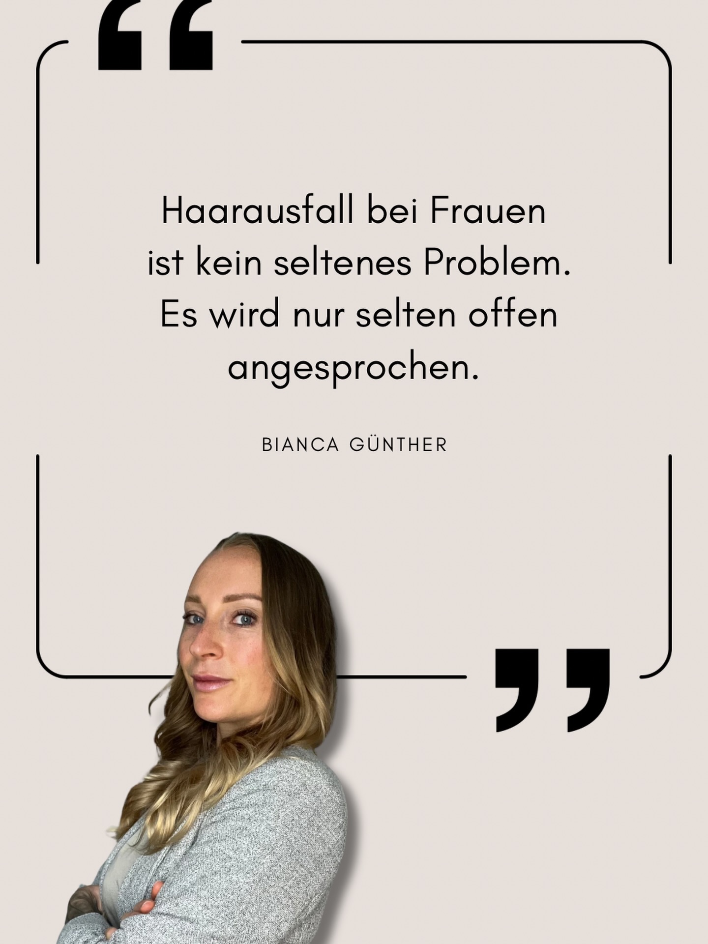 Ich glaube, einer der Gründe, warum weiblicher Haarausfall so belastend sein kann, ist, dass kaum jemand darüber spricht.
Über Falten wird gesprochen. Über Hautprobleme wird gesprochen. Über Gewicht wird gesprochen. Aber über Haare? …Oft erst dann, wenn sie fehlen.
Und genau deshalb wünsche ich mir, dass wir dieses Thema etwas sichtbarer machen.
Wieso? Weil keine Frau das Gefühl haben sollte, mit ihren Gedanken allein zu sein. 🖤
💬 Was denkst du: Warum wird weiblicher Haarausfall so selten offen angesprochen?
#haarausfall
#frauenmithaarausfall
#haarverlust
#haarpigmentierung