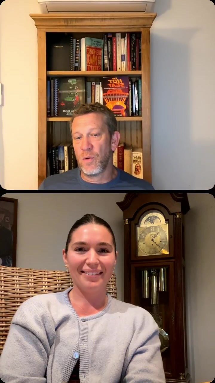 Thanks so much to @sophiaboyledonnelly for hopping on the show tonight! We talked about the "typical" high school experience, parenting, and making sure we keep the conversations going with our kids no matter how old they are. 🔥🪑