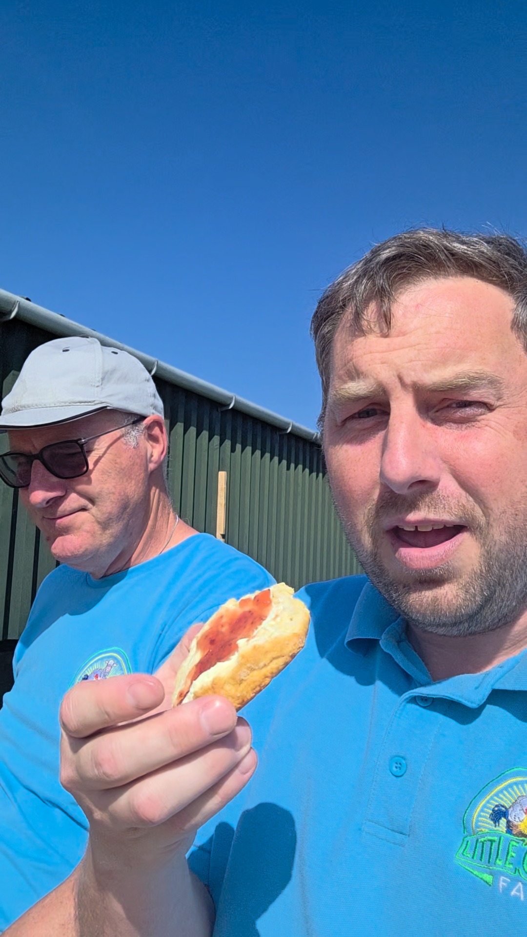 Its a hard life some times 🤣#creamtea #somersetcreamtea