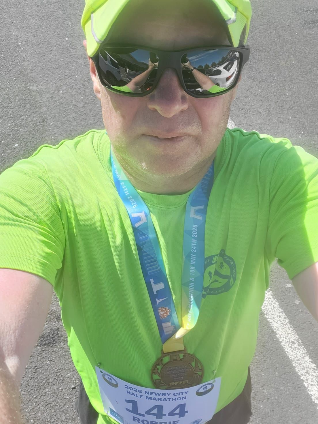 Shout out to Robbie for last weekends half marathon in Newry! A lovely weekend for it and another very cool medal in the bag - well done Robbie! ✅👏🏼