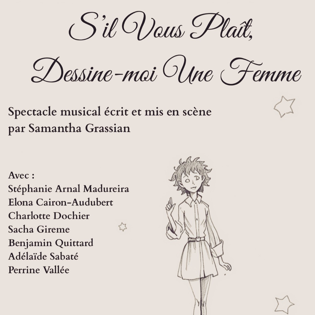 Parce que le mois de juin s'annonce riche en évènements théâtraux, notre atelier Comédie Musicale de Libourne viendra à Bordeaux pour une représentation exceptionnelle !
Vendredi 19 juin 2026 à 20h30 à La Maison de la Tribu ( 34 rue Mandron)
N'hésitez plus et venez les écouter chanter !🎤
Billetterie : https://www.helloasso.com/associations/ideals-theatre/evenements/s-il-vous-plait-dessine-moi-une-femme-comedie-musicale
#theatre #comediemusicale #spectacle #spectaclevivant #chansons #feminisme