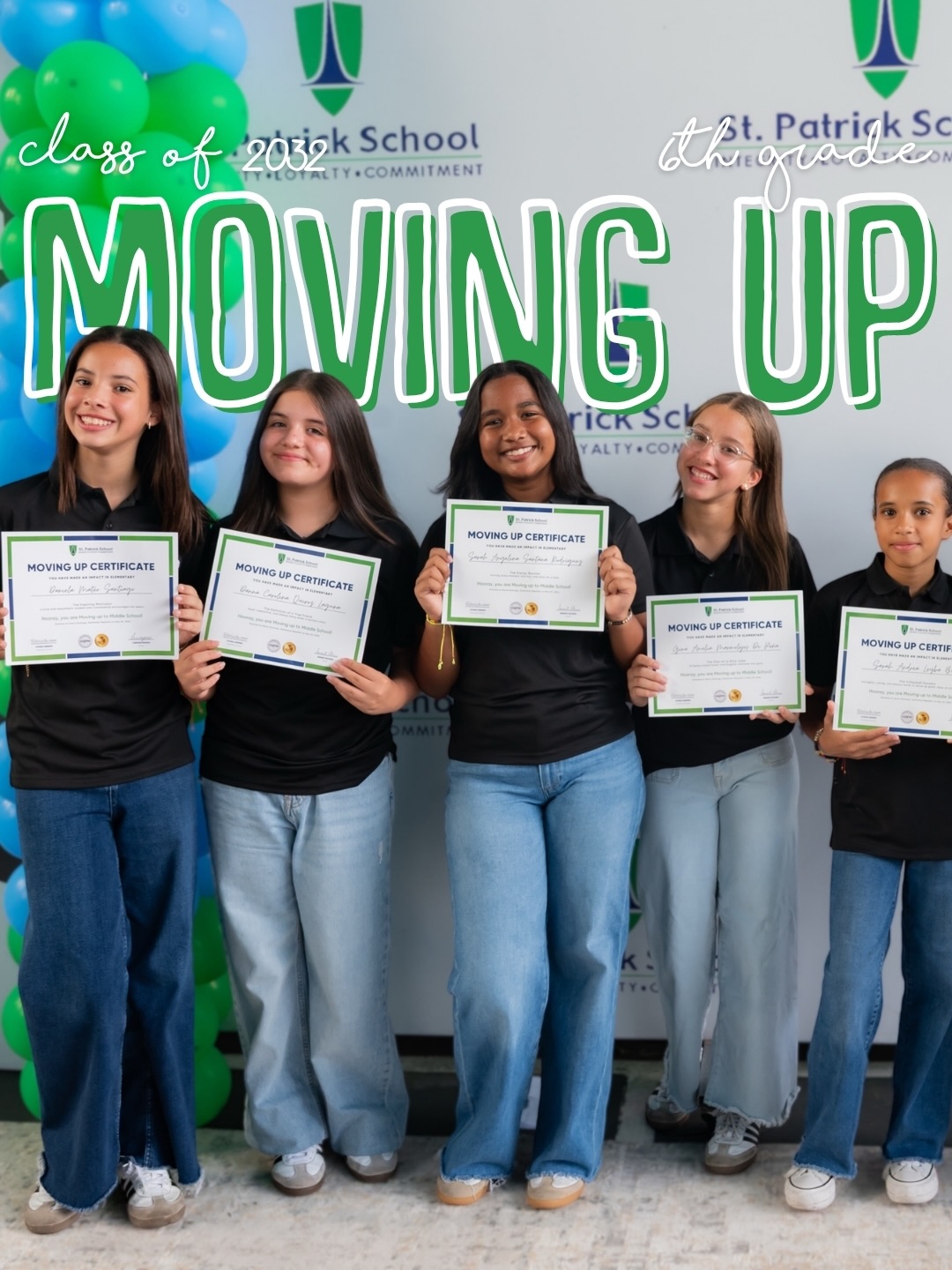 One chapter closes, and another begins 🎓☘️💚
Our 6th Grade Moving Up Ceremony marked a meaningful milestone for the Class of 2032, celebrating the growth, memories, friendships, and accomplishments that shaped their Elementary years. Surrounded by families, teachers, and classmates, students reflected on a journey filled with learning, challenges, laughter, and unforgettable moments that helped prepare them for the exciting path ahead ☘️
As they take this next step into Middle School, they carry with them the experiences, values, and connections that will continue guiding them through every new chapter to come.