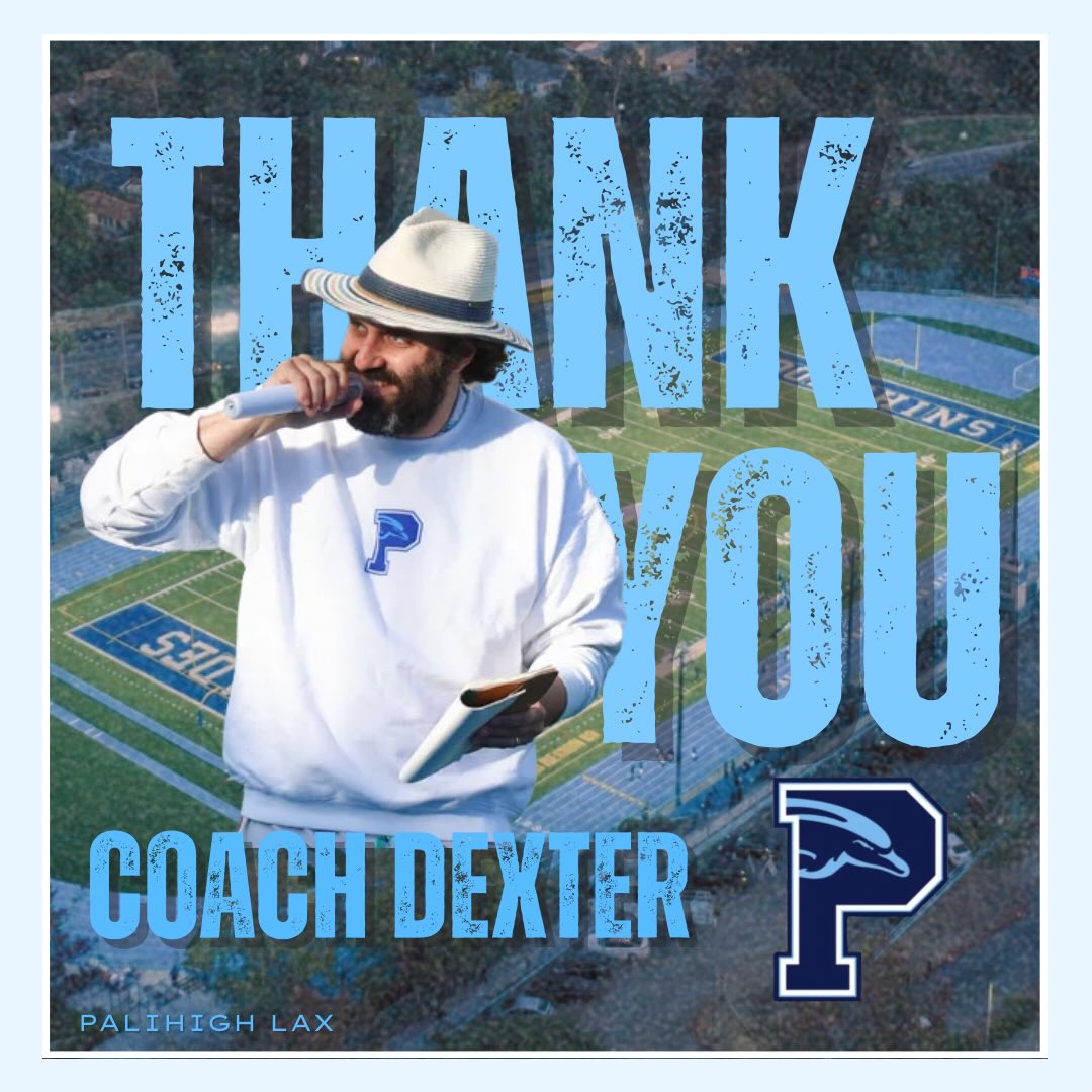 Thank you, Coach Dexter 🥍
Dexter has played a major role in growing lacrosse in the Palisades and helping build the Pali Girls Lacrosse program into what it is today. He has introduced countless players and families to the game, and created a lasting love for lacrosse throughout our community.
His passion and commitment have helped shape the culture of Pali Lacrosse and inspire generations of players both on and off the field.
Thank you for everything you’ve done for Pali Lacrosse and the Palisades community. 🔵⚪️