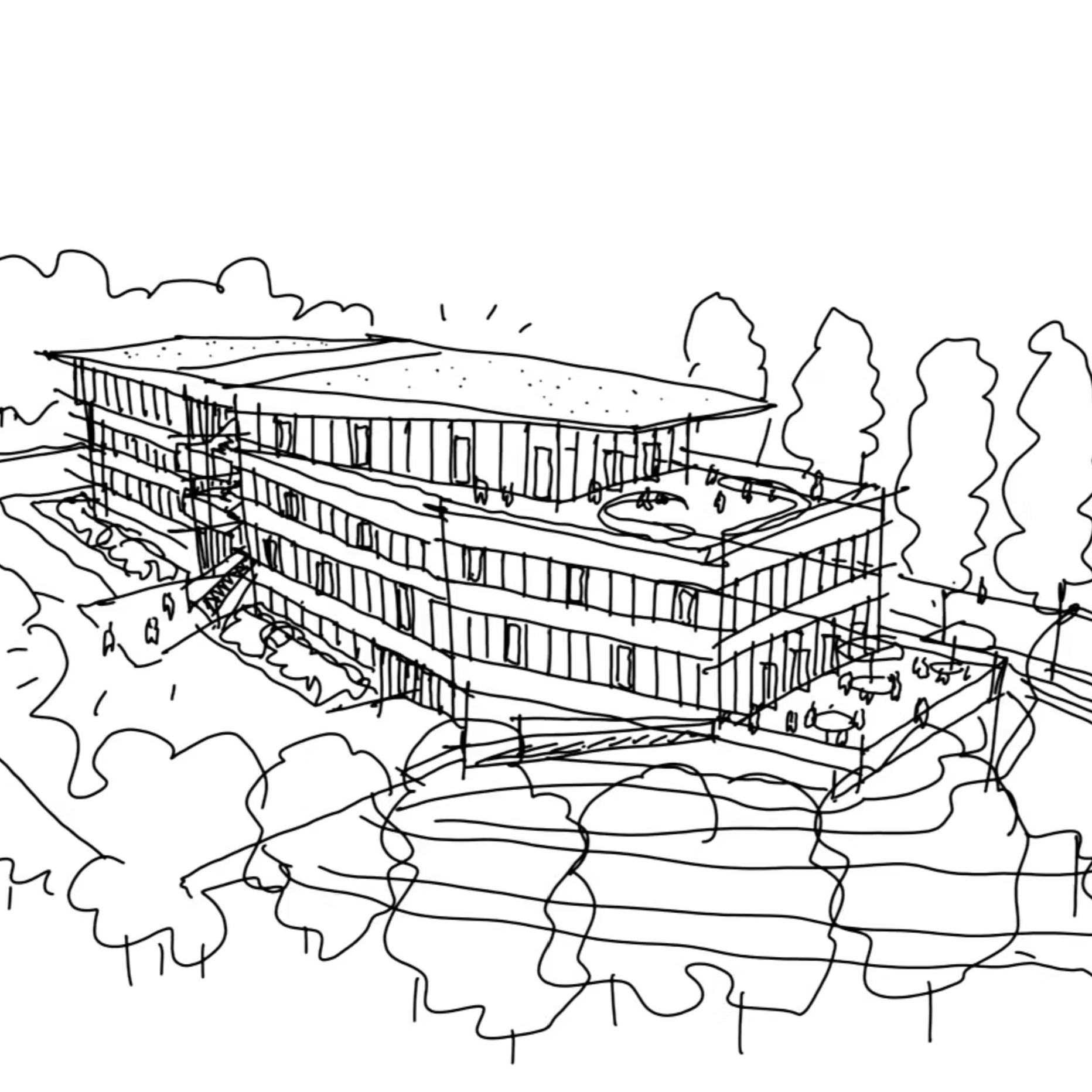 Projet de "hub" de bureaux et de logistique de 3000m2 pour un client privé dans la grande région de Montréal, présentement en conception sur les planches numériques de LAAB architecture.
Un immeuble expérientiel confectionné autour d'une qualité de vie supérieure des occupants, d'une empreinte écologique réduite et des principes du design actif.
LAAB est en ébullition avec de nombreux projets en architecture augmentée, dans une grande diversité de marchés - tous propulsés par le design stratégique et des clients qui souhaitent faire mieux qu'un autre immeuble générique.
/// Pour découvrir nos services de design stratégique et comment ils peuvent accélérer vos projets immobiliers : https://lnkd.in/e7xxn8VE