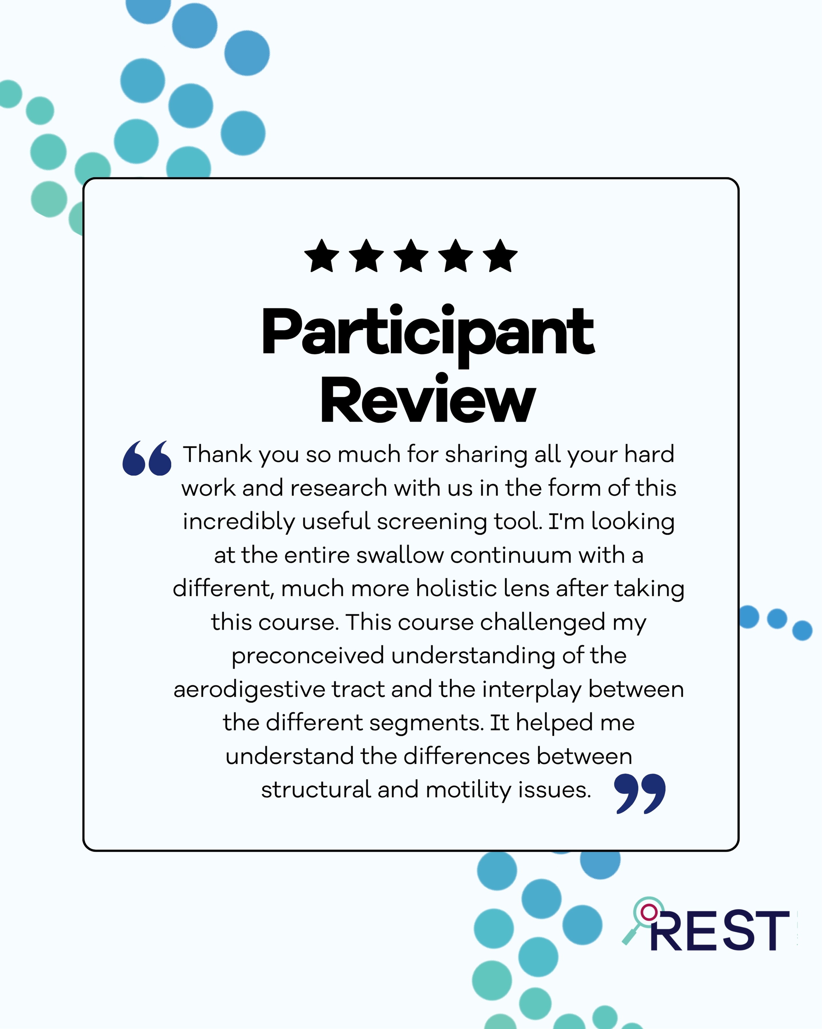 🤔 What’s one course that completely changed the way you practice?
For many clinicians, understanding the swallow continuum has been a true paradigm shift. We’re grateful to support SLPs who are committed to seeing the bigger picture and delivering the best possible patient care. ❤️
Drop your answer below ⬇️
#Dysphagia #MedicalSLP #SLP #EsophagealCoLab #VFSS SwallowingDisorders