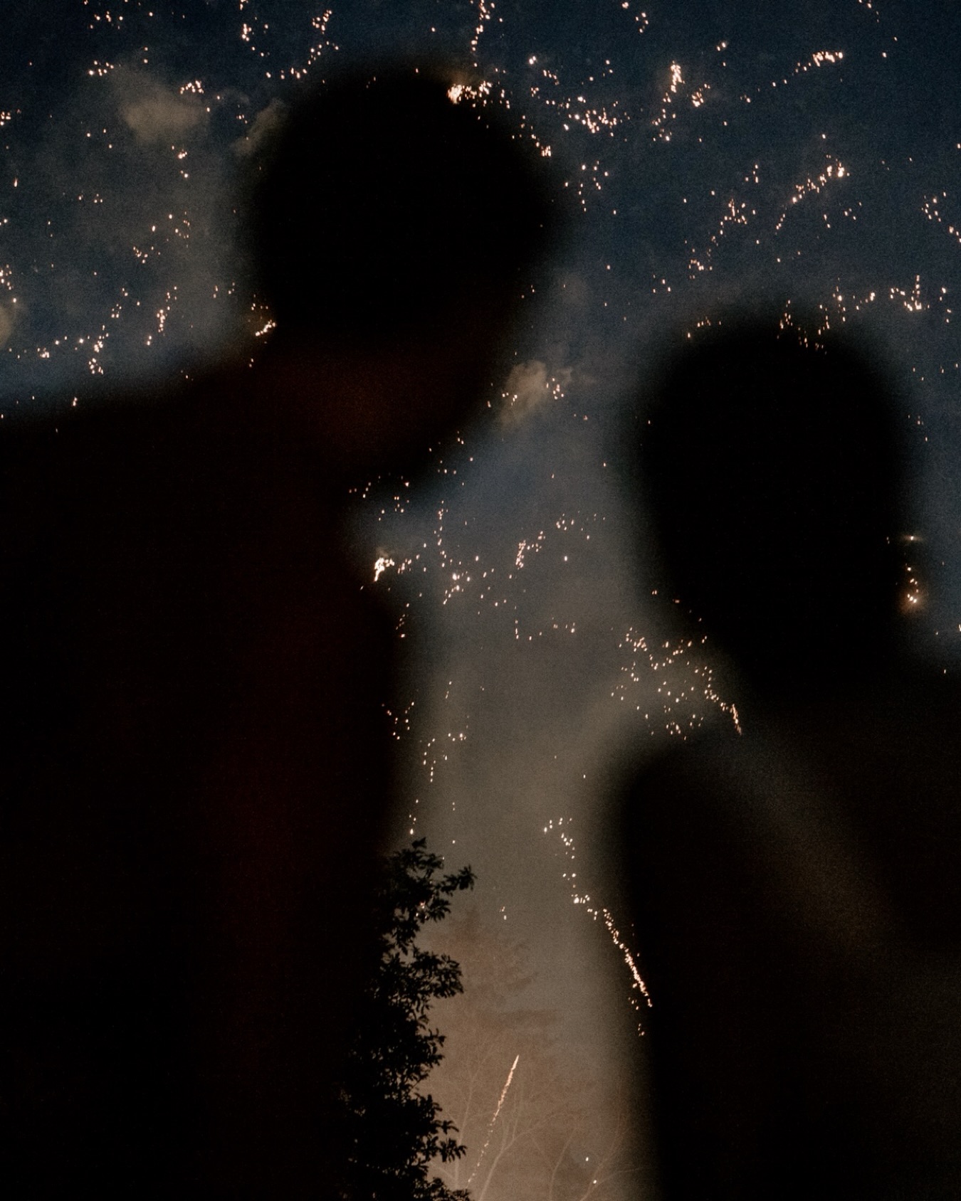 Not the fireworks themselves, but what it felt like to stand beneath them.