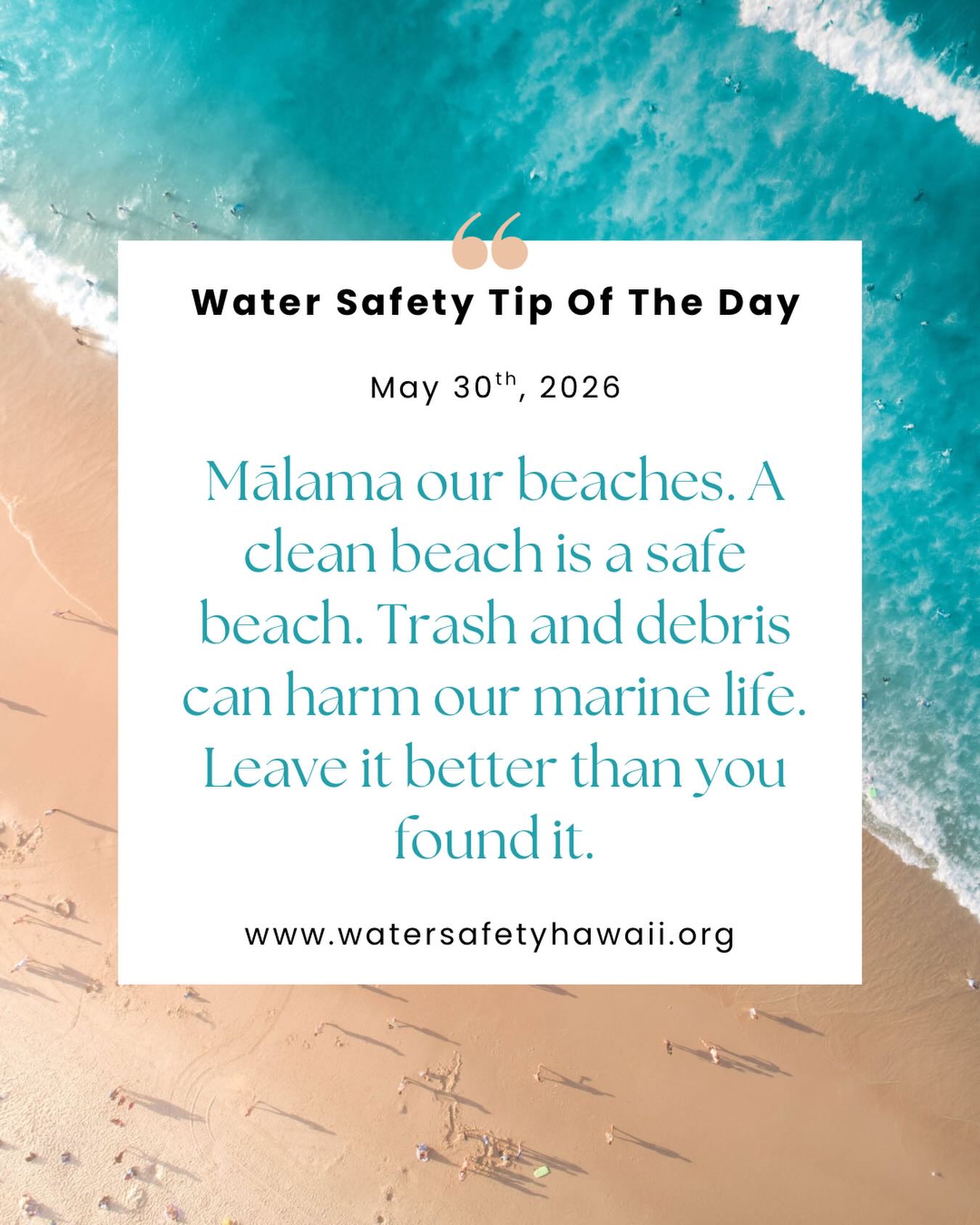 When we think about ocean safety, we usually think about waves and currents. But trash and debris in the water create real hazards too — for people AND for the marine life that makes Hawaiʻi so special.
How beach trash becomes a safety hazard: 👇🏽
🔹 Fishing line & nets — can entangle swimmers, surfers, and divers underwater
🔹 Broken glass & sharp metal — hidden in the sand or shallows, causing serious cuts
🔹 Plastic bags — can wrap around limbs or be mistaken for jellyfish by turtles and monk seals
🔹 Hooks & tackle — easily step on or get caught
🔹 Large debris — creates underwater obstacles you can’t see until it’s too late
And it’s not just about us. 🐢🐠🦭
Hawai’i’s honus, fish, monk seals and birds are harmed every day by ocean trash — through entanglement, ingestion, and habitat damage. Protecting them is part of protecting our ocean home.
What you can do: 💙
• Pack it in, pack it out — take everything you bring
• Pick up one piece of trash before you leave (even if it isn’t yours)
• Secure light items so wind doesn’t carry them into the water
• Skip single-use plastics on beach days when you can
• Teach your keiki to mālama the āina from a young age
When we care for the ocean, the ocean cares for us. Leave every beach better than you found it. 🩵🩵🩵
Tag someone who always picks up the beach. 👇🏽
#WaterSafetyHawaii #MalamaAina #CleanBeaches #OceanSafety #HawaiiBeach MalamaIKeKai ProtectOurOcean Honu MonkSeal DrowningPrevention HawaiiOhana LeaveNoTrace StaySafeHawaii Oahu