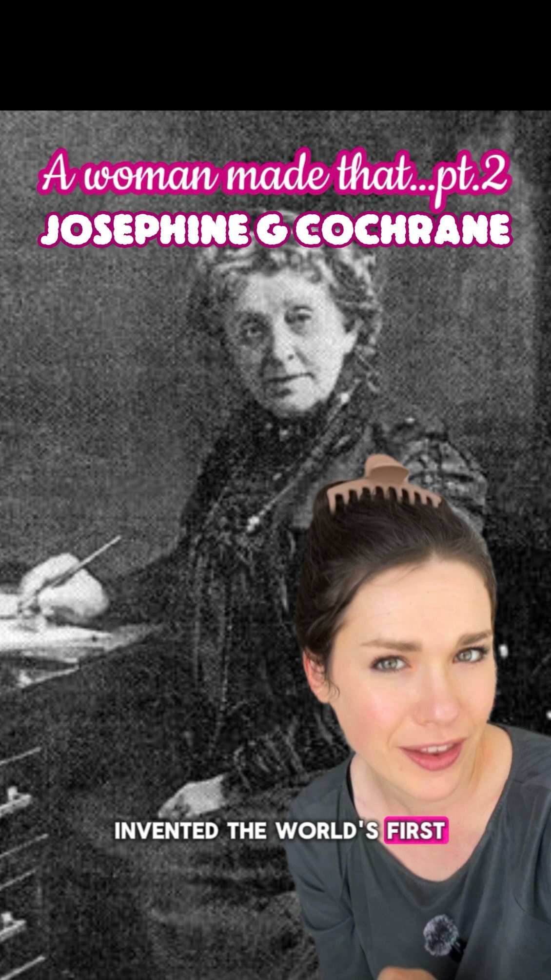 āIf nobody else is going to invent a dishwashing machine, Iāll do it myself.ā
Josephine Cochrane was a socialite from Illinois in the mid 19th century. She and her husband often entertained guests at their house but Josephine started to get frustrated when she saw that her fine china was getting chipped by her servants as they scrubbed it in the sink
She tried doing the dishes herself but after quickly realising how boring it was she decided to design a machine that would wash them for her.
It was a bit of fun at first but then her husband passed away in 1883 and left her in debt. Now she had a real motivation to get this machine on the market
After years of working in her garden shed, with the help of a mechanic called George Butters, Josephine applied for a patent for her design in 1885 (which was approved the following year.
While Cochraneās design was not the first dishwasher to ever be invented, it was the first to become commercially successful (and the first to use water jets) and her company eventually became aquired by Kitchenaid
#womeninstem #womenshistory #womeninventors #herstory #sciencehistory