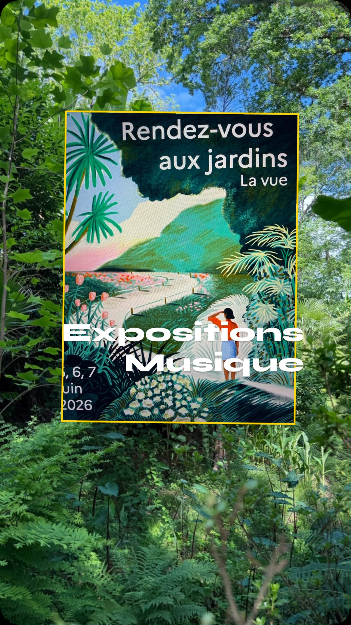 À l’occasion des rendez-vous aux jardins sur le thème de la vue, le jardin des barthes sera en musique en sculpture et en peinture
Cette journée nationale est l’occasion de découvrir des jardins et des artistes venus spécialement exposer et tout ça dans la bonne humeur d’un public passionné
🌴samedi Gwen Lafitte joue ses compositions inspirées du jardin et Julia baucou expose ses toiles
🌴le sculpteur Gogara sera la aussi pour vous présenter ses œuvres
🌱entrée payante
#jardinremarquable #jardin #jardinexotique #landestourisme #expositions