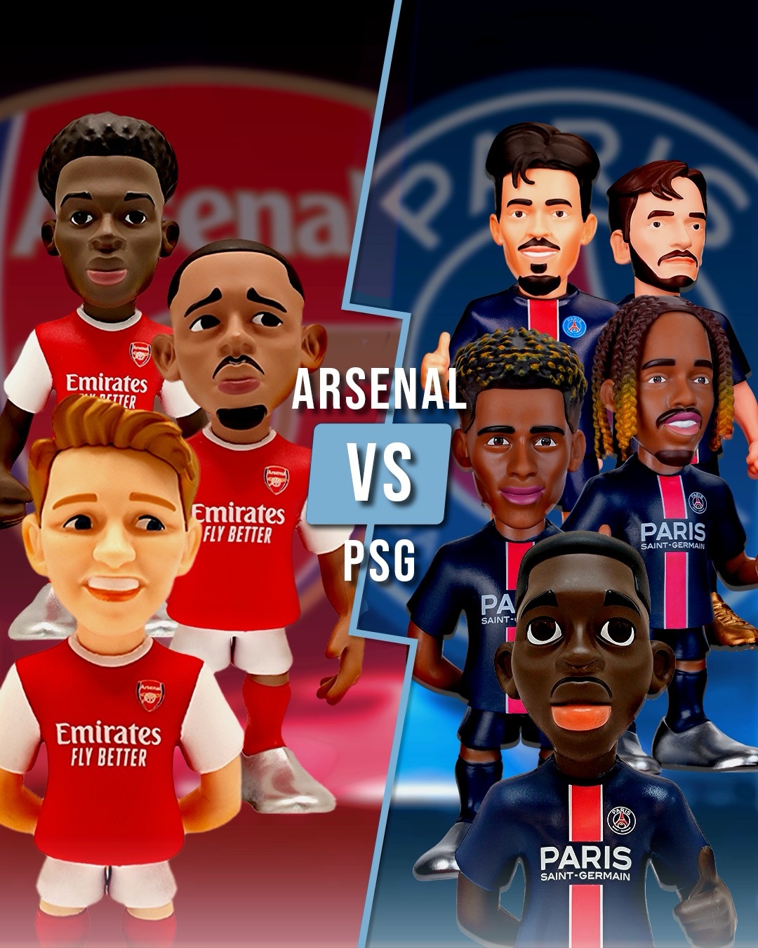 L’Europe retient son souffle… 👀🏆
🔴⚪ Arsenal vs 🔴🔵 PSG
90 minutes. Une finale. Une place dans l’histoire. 🔥
Alors… qui soulève le trophée ce soir ? 👇⚽️
#weareminix #minixfigurines #uclfinal2026