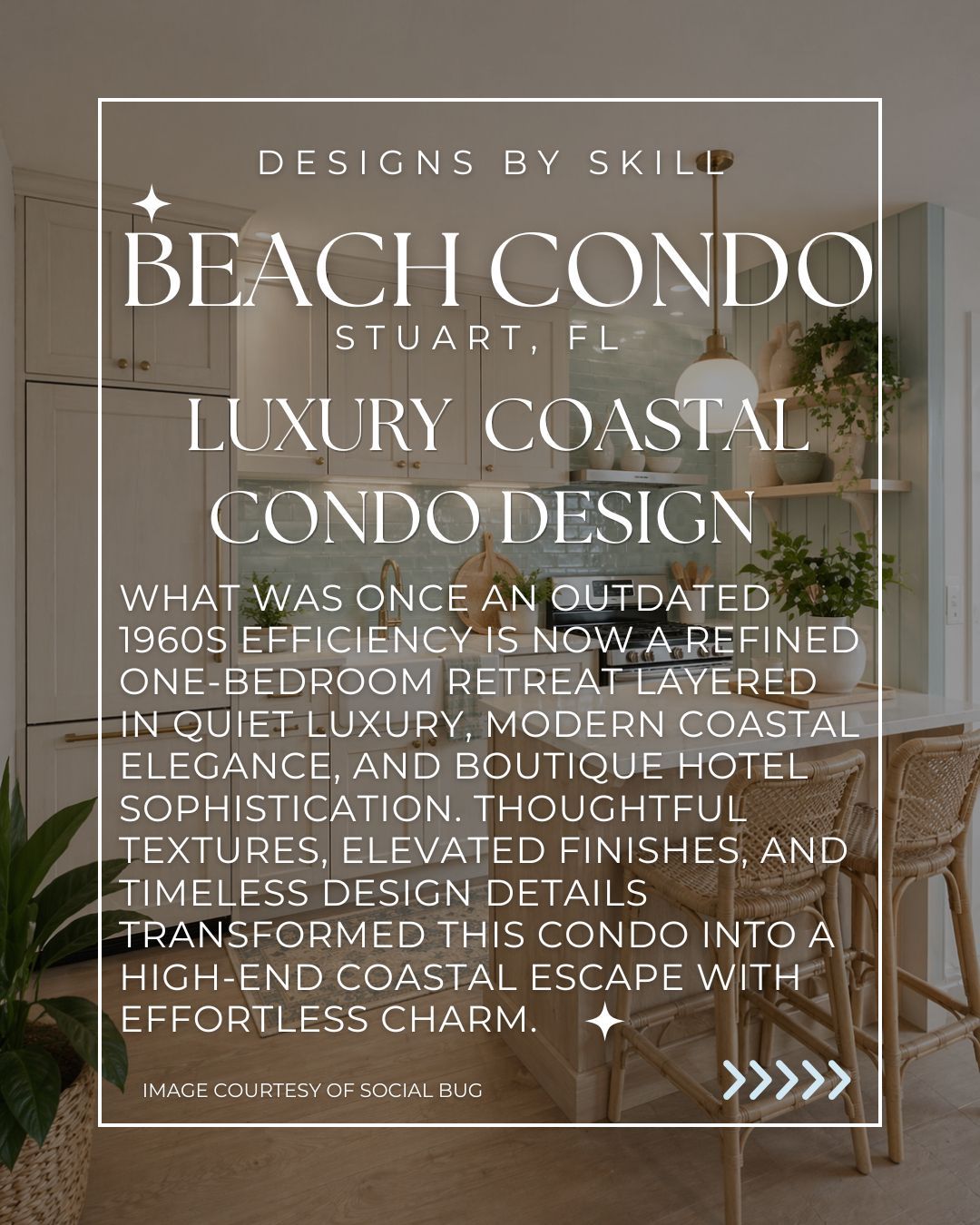 From dated and disconnected to refined and unforgettable.
This once-outdated 1960s efficiency condo was completely reimagined into a sophisticated one-bedroom coastal retreat designed with elegance, functionality, and timeless appeal in mind. Every detail was thoughtfully curated from the refined layout improvements to the layered textures and elevated finishes to create a home that feels effortlessly luxurious.
Inspired by boutique hotel living and modern coastal interiors, this renovation blends quiet luxury with practical design, transforming a once-limited space into a polished, high-end retreat full of warmth, beauty, and intention.
The result is a seamless fusion of luxury interior design, timeless craftsmanship, and elevated coastal living proving that even the most dated spaces can be transformed into something extraordinary.
Swipe through to see how thoughtful design brought new life, new function, and a completely new feeling to this stunning condo transformation.