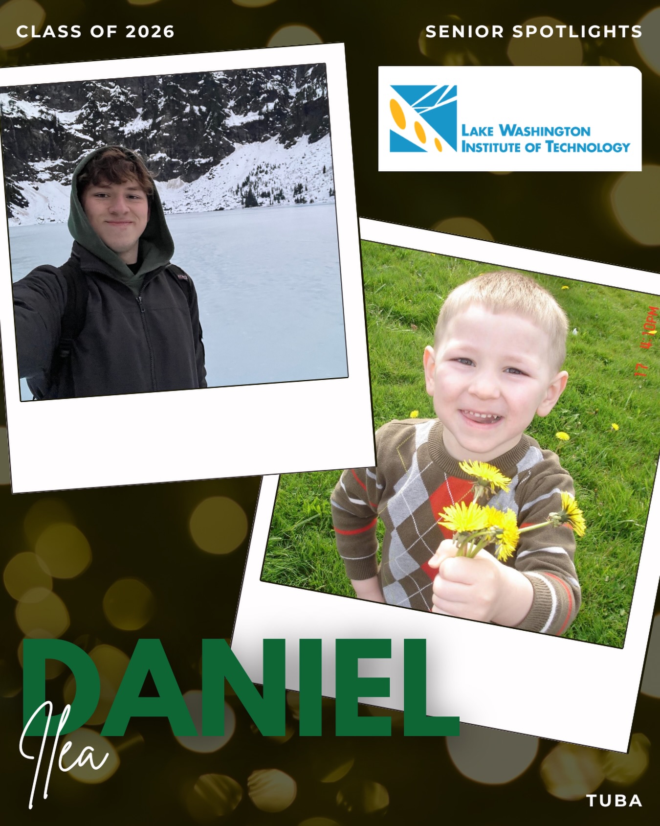 🎓 BAND SENIOR SPOTLIGHT 🎶
Next, we’re celebrating Daniel Ilea!
Daniel plays the tuba and sousaphone in Wind Ensemble. Their favorite band memories include playing ping pong after band socials and going to Silverwood and almost throwing up 😭 They’ve brought so much fun and spirit to the band program through pep band over the years. After graduation, Daniel will attend Lake Washington Institute of Technology to study in the diesel and heavy duty technician program 🚀
Congrats Daniel!