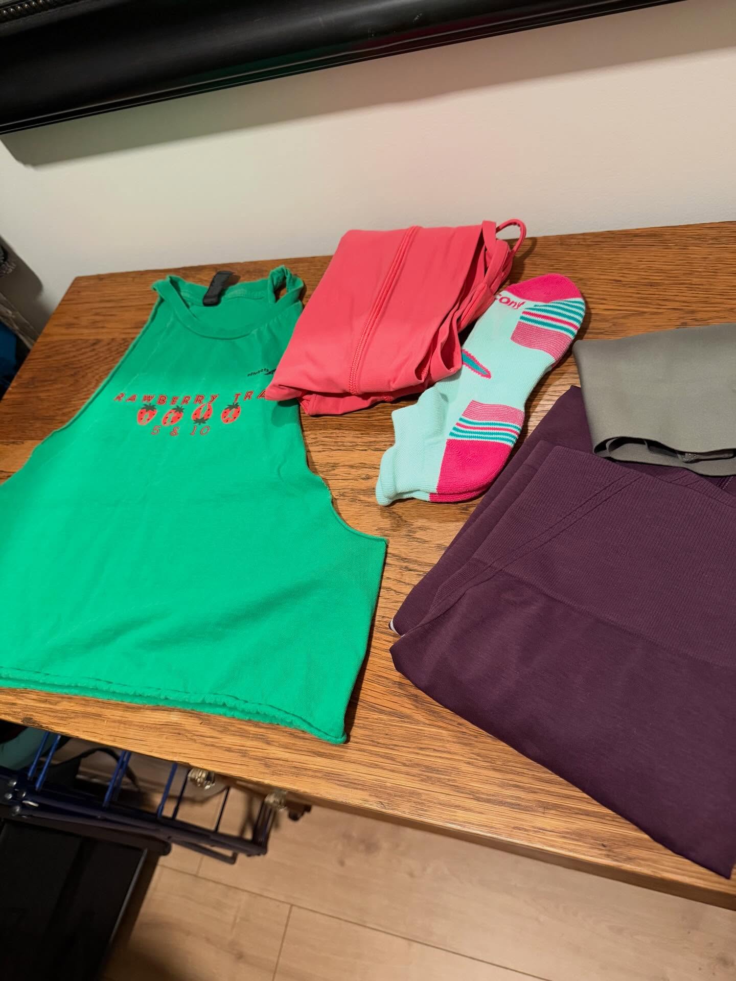 Pull your workout clothes OUT the night before.
Future you will dig it 🤓
1. Remove the friction. Think “I am someone who prepares for my workouts. I am someone who schedules my workouts and follows thru, even if it’s a sub par workout…it’s a drop in the bucket. We training for the long haul here.
We practice this in my challenges. Summer Prep is coming up on June 15. DM me “SummerPREP”
2. Got a new hobby that’s not screen related, totally recommend a sticker book. If you like puzzles, and quiet solo time, I think you’d dig it.
3. Peony drama
4. My online Strong Club clients are really digging into their workouts lately. Sending me form videos so we can adjust things based on their needs/interests/limitations.
5. More flora
6. 7. 8.
Camp trip adventures - more on that soon…but enjoy the pretty sights. We ate so well!
9. Loving this mystery book. Good sense of humor.
10. Climb mountains & drop a pistol squat. 😅 wasn’t sure I could do this still, it had been a while lol but the legs are still legging.