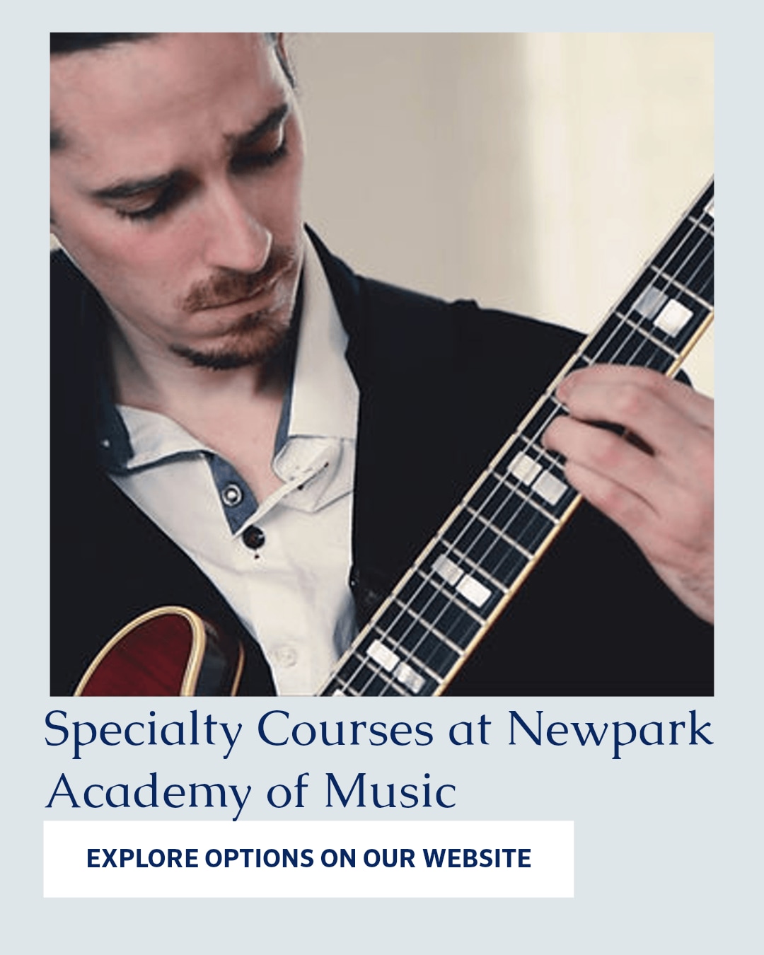 Thinking about taking your musical skills further? A specialist course could be just what you need to deepen your understanding and build your abilities.
Newpark offers various courses like this throughout the year, and the options are always evolving. They are designed to challenge and inspire all of our students. You’ll work closely with expert instructors who bring real-world knowledge and tailored feedback, helping you set clear goals and tackle new challenges.
What specific skills or styles are you hoping to explore in your next course?