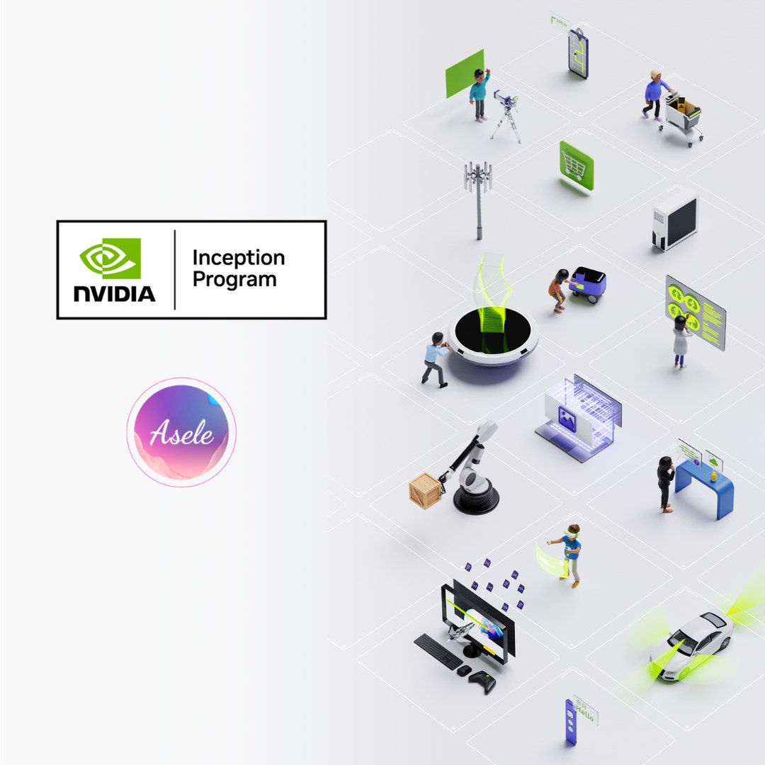 Asele has been accepted into the NVIDIA Inception programme. 🎉
NVIDIA Inception supports AI startups with technical expertise, go-to-market resources, and a global network. For a women's health app built specifically for women of African descent, this is the kind of backing that actually moves things forward.
We are so excited. More to come.
#WomensHealth #AIStartup #NVIDIAInception #BlackWomenInTech #CycleTracking #AfricanWomen #HealthTech #Asele