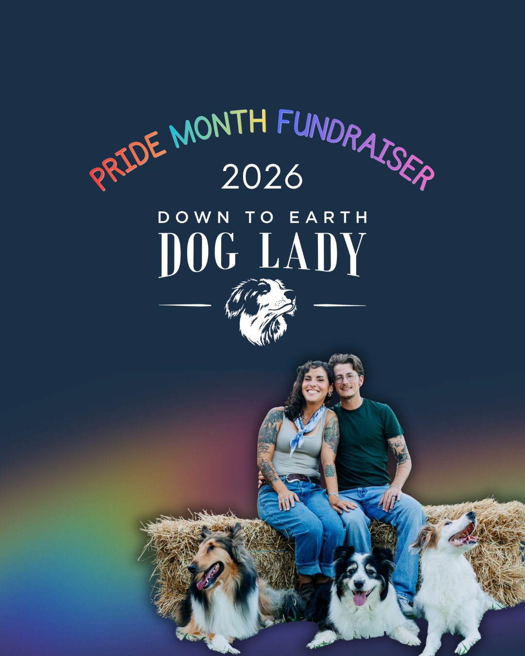 I am SO excited about this years logo and fundraiser. I think we could all use a little of the extra magic that pride month tends to bring.
Thank you for supporting a small queer-run business, for celebrating inclusion alongside us, and for helping us raise funds for organizations doing such important work for LGBTQ+ youth and gender-affirming care.
You can find the link to purchase your tee, tank or hoodie in my bio or comment 'PRIDE' and I will send it right over to you.
Whether you purchase, share, donate, or simply spend time here with us, it all matters more than you know. 🌈🐾
