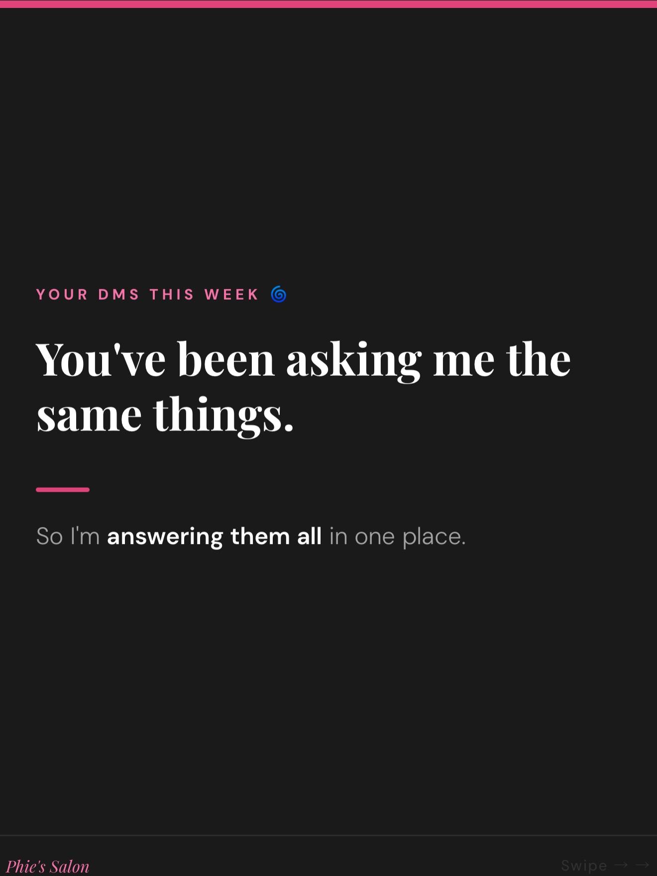 Every question you’ve sent me this week, answered 💖
The Complete Curl Service System is open!, instant access, lifetime access to the videos and the WhatsApp contact.
Comment CURL or tap the link in my bio and you could be watching module one tonight. 👩🏻🦱💖🎉
#CurlySpecialist #HairstylistEducation #CurlyHairTraining #SalonBusiness #CurlyCut