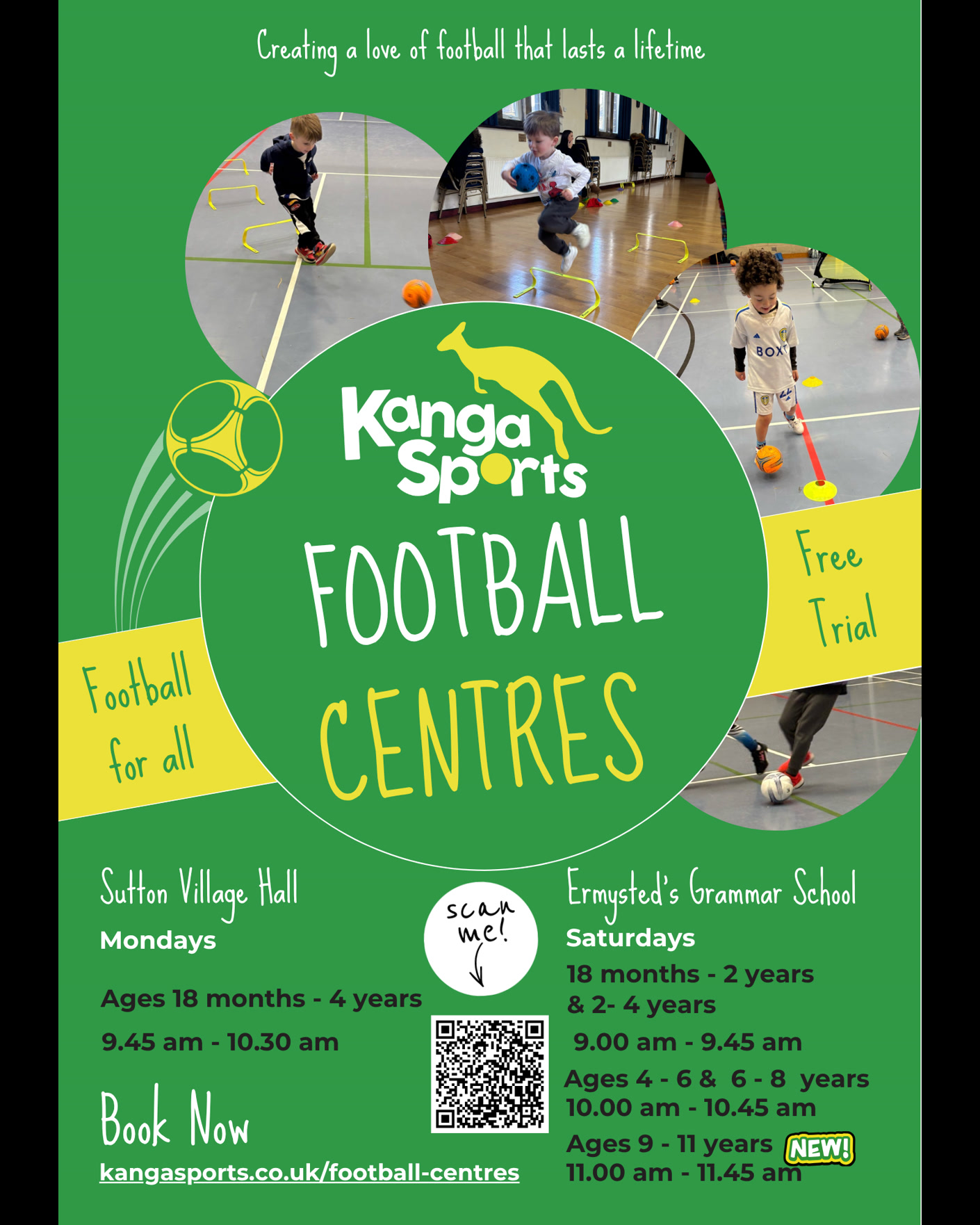 ⚽ NEW 9+ FOOTBALL GROUP NOW OPEN!
At Kanga Sports Football Centres, every player has a pathway to develop, grow and enjoy the game.
👶 18 months - 4 years: Parent & Toddler Football
🧒 5 - 8 years: Junior Football Development
🔥 NEW 9+ Football Centre: Designed for older players looking for more challenge, game understanding and confidence on the pitch.
Whether your child is taking their very first kick or looking to take the next step in their football journey, our sessions are built to help every player develop in a fun, supportive environment.
✅ Qualified coaches
✅ Age-appropriate sessions
✅ Clear player development pathway
✅ Focus on confidence, skills and enjoyment
Book your place today:
https://zurl.co/gl0PO
Tag a football-loving family below 👇⚽
#KangaSports #FootballCentres #JuniorFootball #KidsFootball #Skipton #SuttonInCraven #GrassrootsFootball #FootballDevelopment #PlayerPathway #YouthFootball
