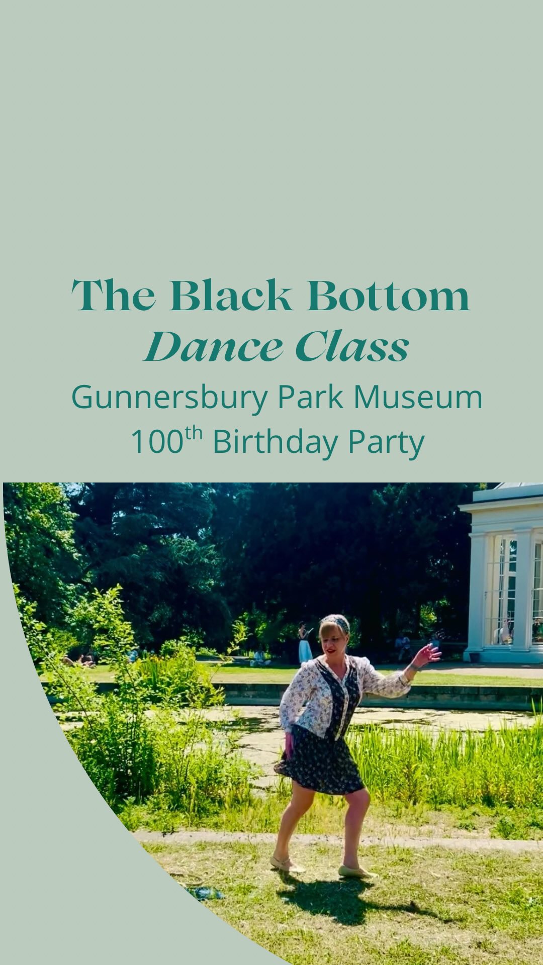Here’s the Black Bottom class routine, as promised.
I had such a wonderful time teaching this at @GunnersburyParkMuseum’s 100th Birthday celebrations. The sweltering sun on Bank Holiday Monday, didn’t stop folk joining in and everyone brought so much joy to the floor. That means the world.
The Black Bottom co-existed alongside the Charleston and became a dance craze in 1926. It came out of Afro-American social dance culture and it’s important to say that clearly, because those roots are the whole reason the dance has so much life in it. Think shuffles, stamps, rhythm and genuine playfulness.
Speaking of which, the Charleston class video is already posted if you haven’t seen it yet, so check that one out too.
Happy 100th birthday Gunnersbury Park Museum. Here’s to many more.
.
.
.
#GunnersburyParkMuseum #WestLondon #VintageDance #1920sDance #LondonEvents