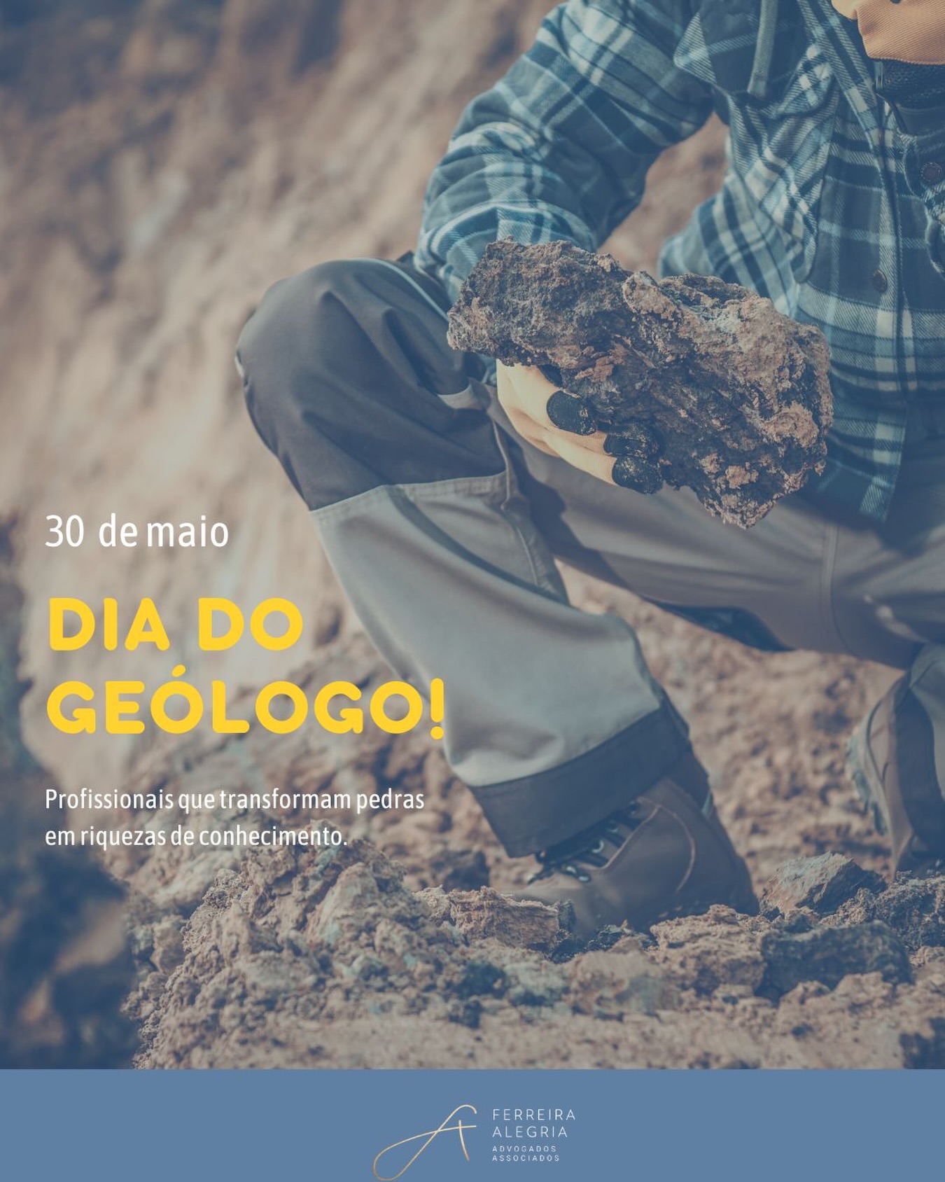 Homenageamos os profissionais que transformam a terra em conhecimento e impulsionam o setor mineral. É um orgulho para a Ferreira Alegria Advogados Associados caminhar ao lado de geólogos que constroem uma mineração segura, sustentável e estratégica.
Parabéns pelo seu dia!
#DiaDoGeologo #Mineracao #Geologia #FerreiraAlegria #DireitoMinerario