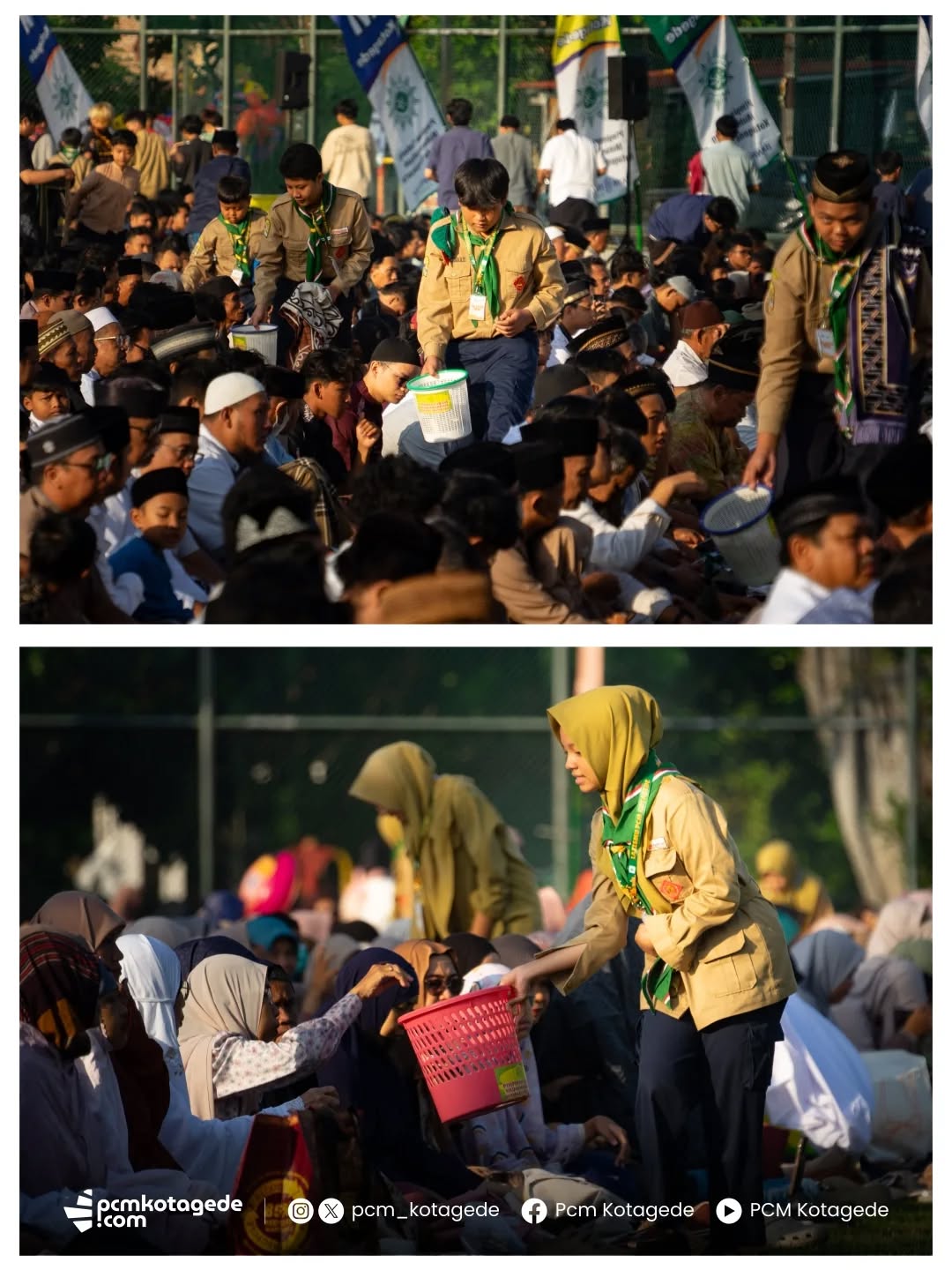Alhamdulillah, Salat Iduladha 1447 H PCM Kotagede telah terlaksana dengan lancar dan penuh keberkahan.
Terima kasih kepada seluruh jamaah yang telah hadir dan bersama-sama menghidupkan syiar Islam di Kotagede. Semoga semangat keikhlasan dan kepedulian yang diajarkan saat Iduladha terus tumbuh dalam kehidupan kita sehari-hari.
Diselenggarakan PCM Kotagede
Lokasi lapangan karang kotagede
27 Mei 2026
#kotagede #muhammadiyah #pcmkotagede #iduladha