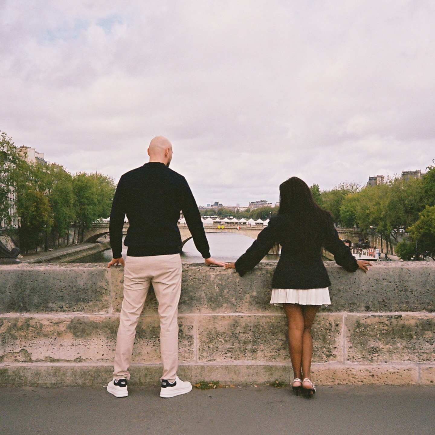 My partner, my love. So happy to be entering this new chapter with you. I love you beyond words 💖💍 Je te prends pour toujours.