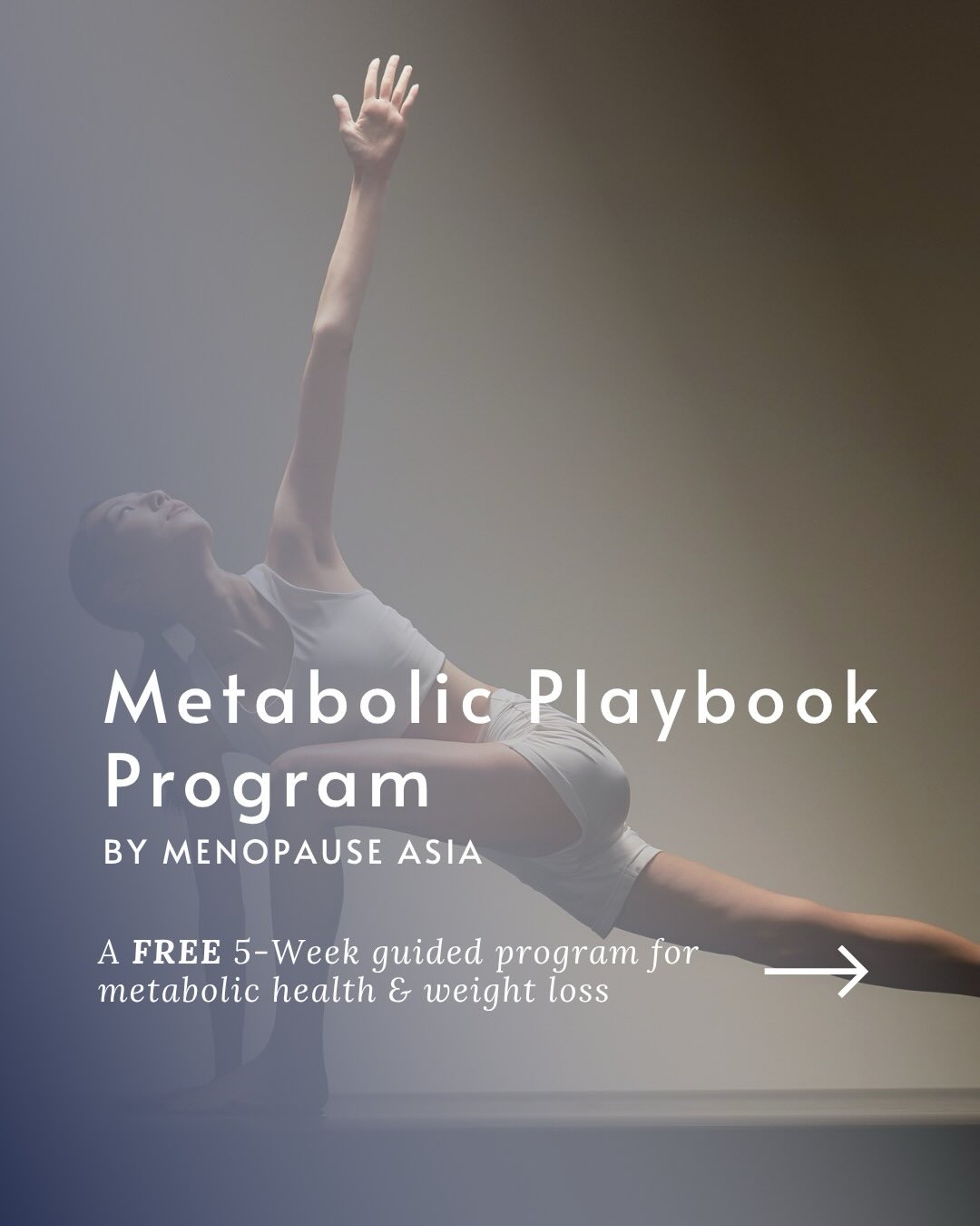 We are so excited to introduce The Metabolic Playbook Program.
A 5-week online guided programme on metabolic health that is designed specifically for women in midlife, led by Dr Munirah Hishamshah.
Because weight that won’t shift, energy that crashes, blood sugar swings — these are not personal failures. They are metabolic responses to hormonal change. And they deserve proper attention.
Week 1: Blood Sugar Basics
Week 2: Nutrition and Metabolism
Week 3: Movement and Lifestyle
Week 4: Routines for Metabolism Support
Week 5 (optional): GLP-1 Medications
This program is only open to 20 selected participants so register your interest ASAP. Starts 22 June.
Register via link in bio.
Educational content only. Not medical advice.
#MenopauseAsia #MetabolicHealth #PerimenopauseAwareness