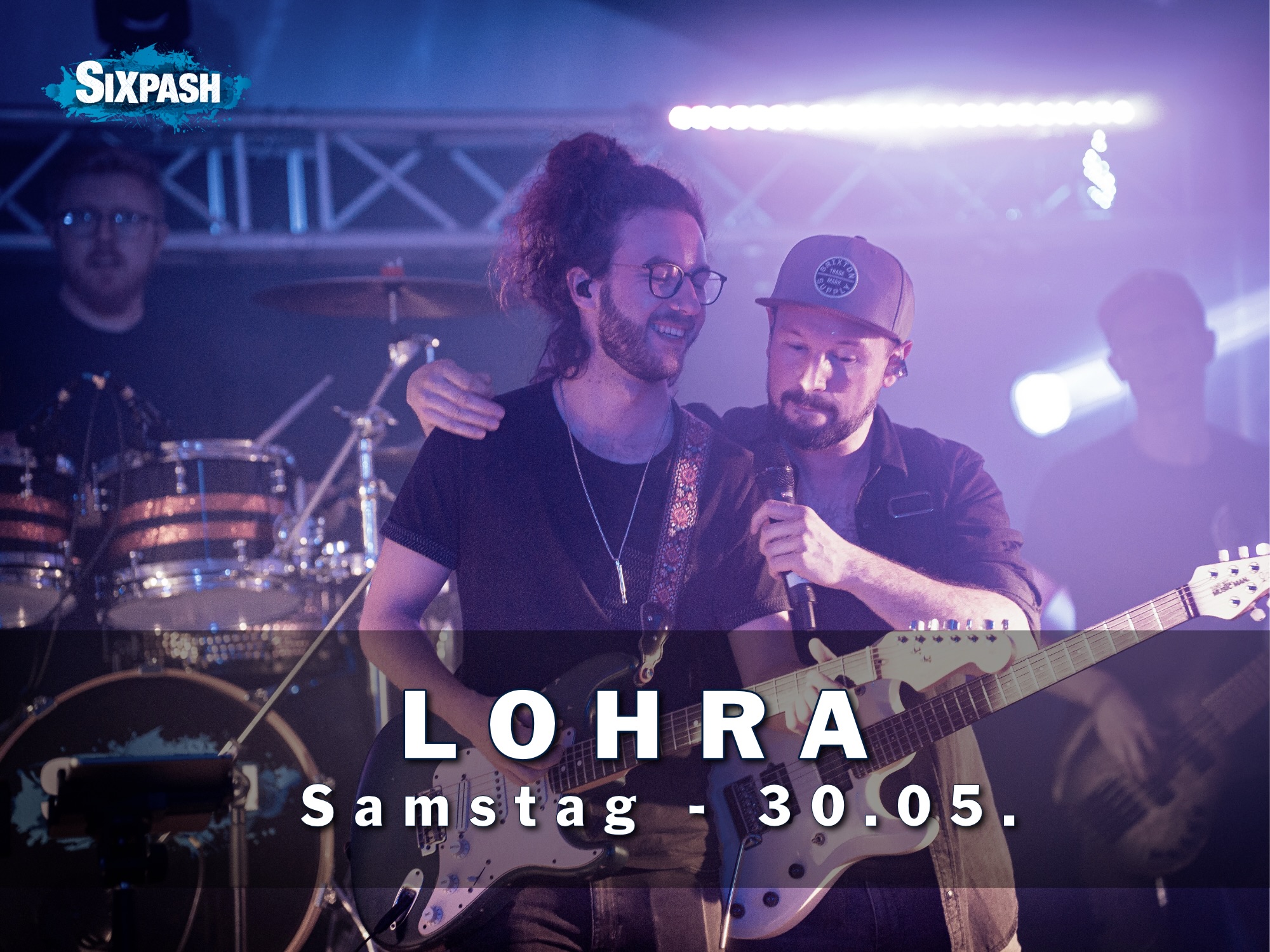 Und weiter geht’s!
Am Samstag spielen wir für euch in Altvers - Lohra! Wir freuen auf euch! 🔥
#sixpash #party #weekend #lohra #band