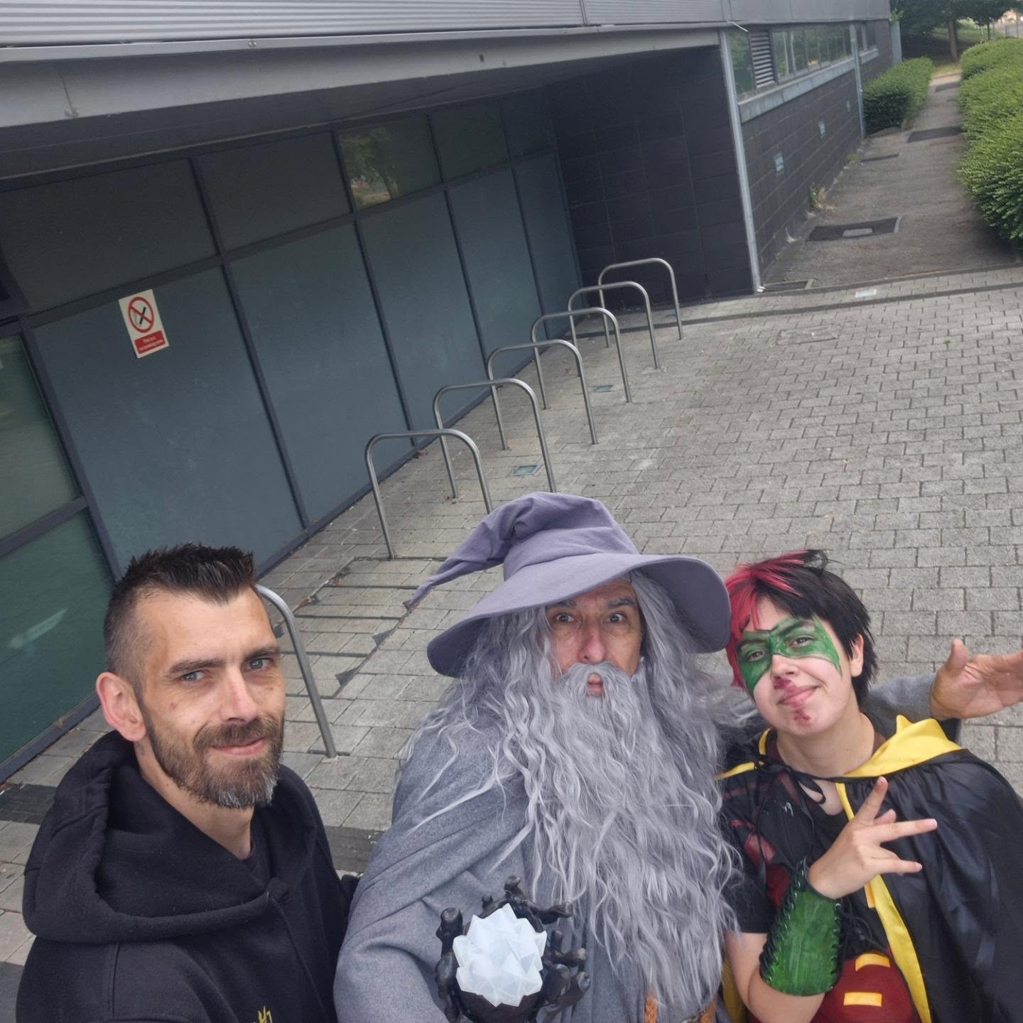 Down at lea valley comic con today! Greeted by this legend this morning. Gonna be a great day