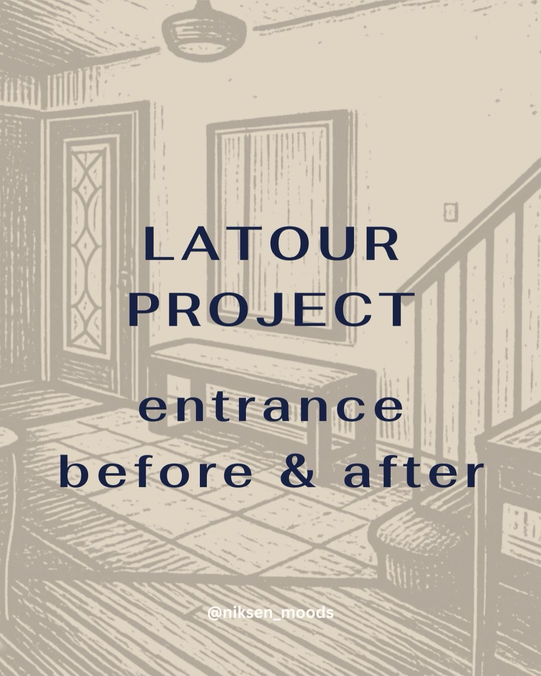 The Latour Project: Reveal #1 ✨
The entrance sets the tone for the entire home, so we focused on creating a space that feels brighter, calmer, and more functional from the moment you walk through the door.
Here’s what changed:
• Painted the walls in Benjamin Moore Cloud White, a soft, timeless white that now flows throughout the home.
• Replaced the ceiling fixture and updated the light bulbs — a small change with a surprisingly big impact.
• Swapped the folding chair for a bench, creating a more practical spot for putting on and taking off shoes.
• Added a large mirror to reflect natural light and make the space feel more open and expansive.
• Created a dedicated “catch-all” corner by upgrading the lighting while repurposing one of the client’s existing tables.
• Removed artwork that was creating visual clutter, allowing the space to feel more intentional and cohesive.
Sometimes transformation isn’t about adding more—it’s about simplifying, editing, and making every element work a little harder.
Swipe to see the before ➡️
This is the first of four reveals from the Latour Project. More transformations coming soon. 🤍
#niksenmoods
#designwithme
#LatourProject