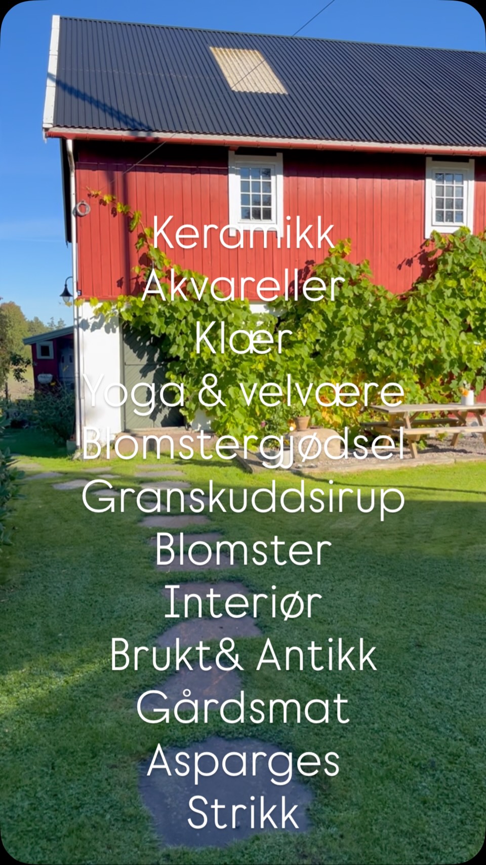 Bare 1 uke igjen!
🌸🌸🌸🌸🌸🌸🌸
.
Sommermarked på Ingatun ~
7.juni
11-15
Tenvikveien 17, Nøtterøy
.
Flotte utstillere! Dette må du ikke gå glipp av 😍☀️🌸🍃💛🤸♀️☀️🌸🩷
.
Kaffe& bakst i hagen ☕️🥨🪴
.
Velkommen til gårds-idyll og hygge! 🏡☀️
.
OBS! Parkering hos vår gode nabo Freberg- på høyre side rett før Ingatun, og på andre siden av gaten er det også en gruset p-plass 🚗
.
Vi gleder oss! Hjertelig velkommen! 🫶
🌸🌸🌸🌸🌸🌸🌸🌸🌸
@ingatun_notteroy @florworks.as @konglerogkvist @grovesle @karikafjeld @gryskeramikk @frebergs.no @einar.m.schistad @aapenthav
.
#sommermarked #sommerenpåingatun #nøtterøy #gårdshygge #velkommentiloss