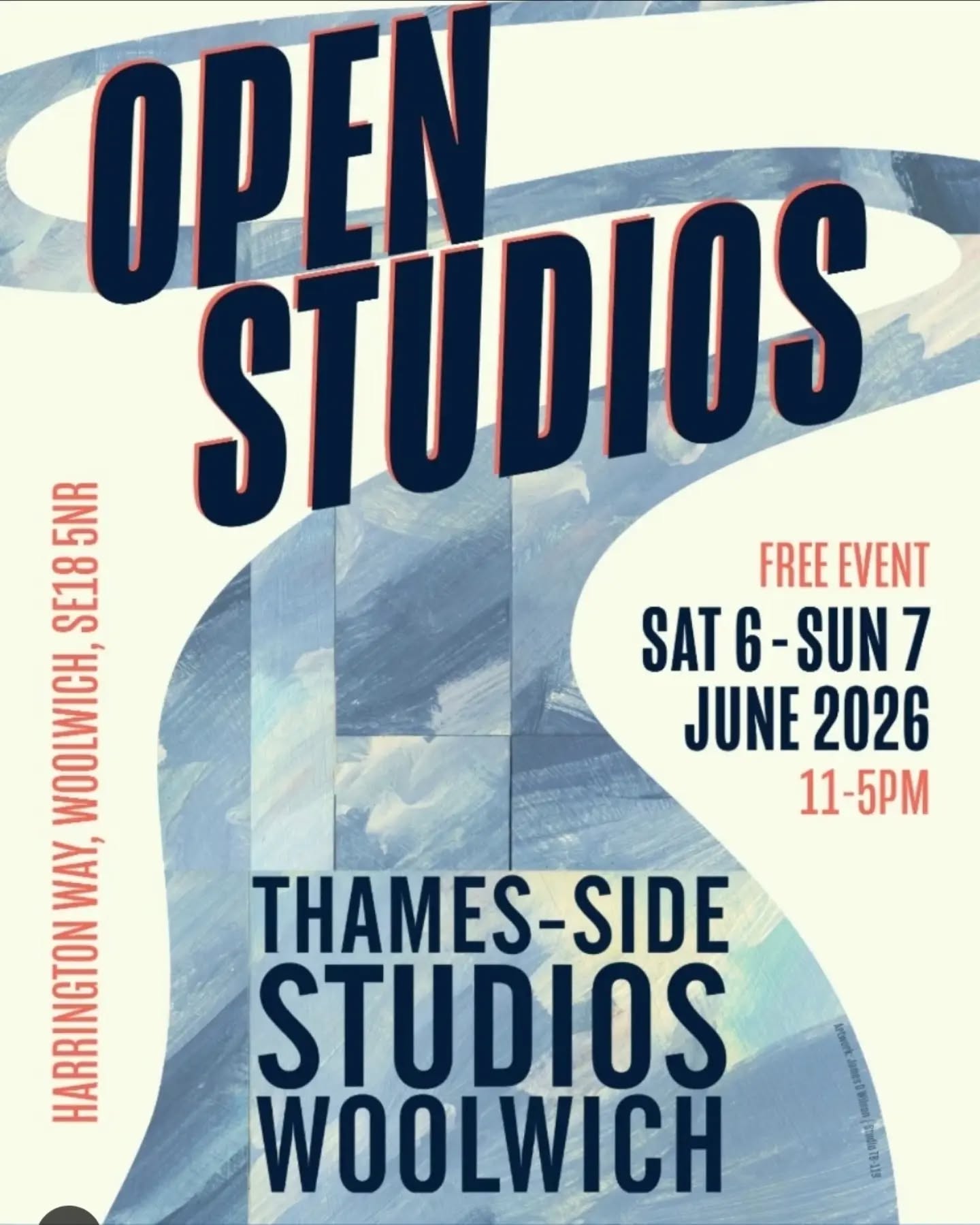Open Studios @thamessidestudiosse18 Sat 6th & Sun 7th June.
Find me in Unit 4, Studio 47. Open both days.
#openstudio #londonartexhibition #woolwichart