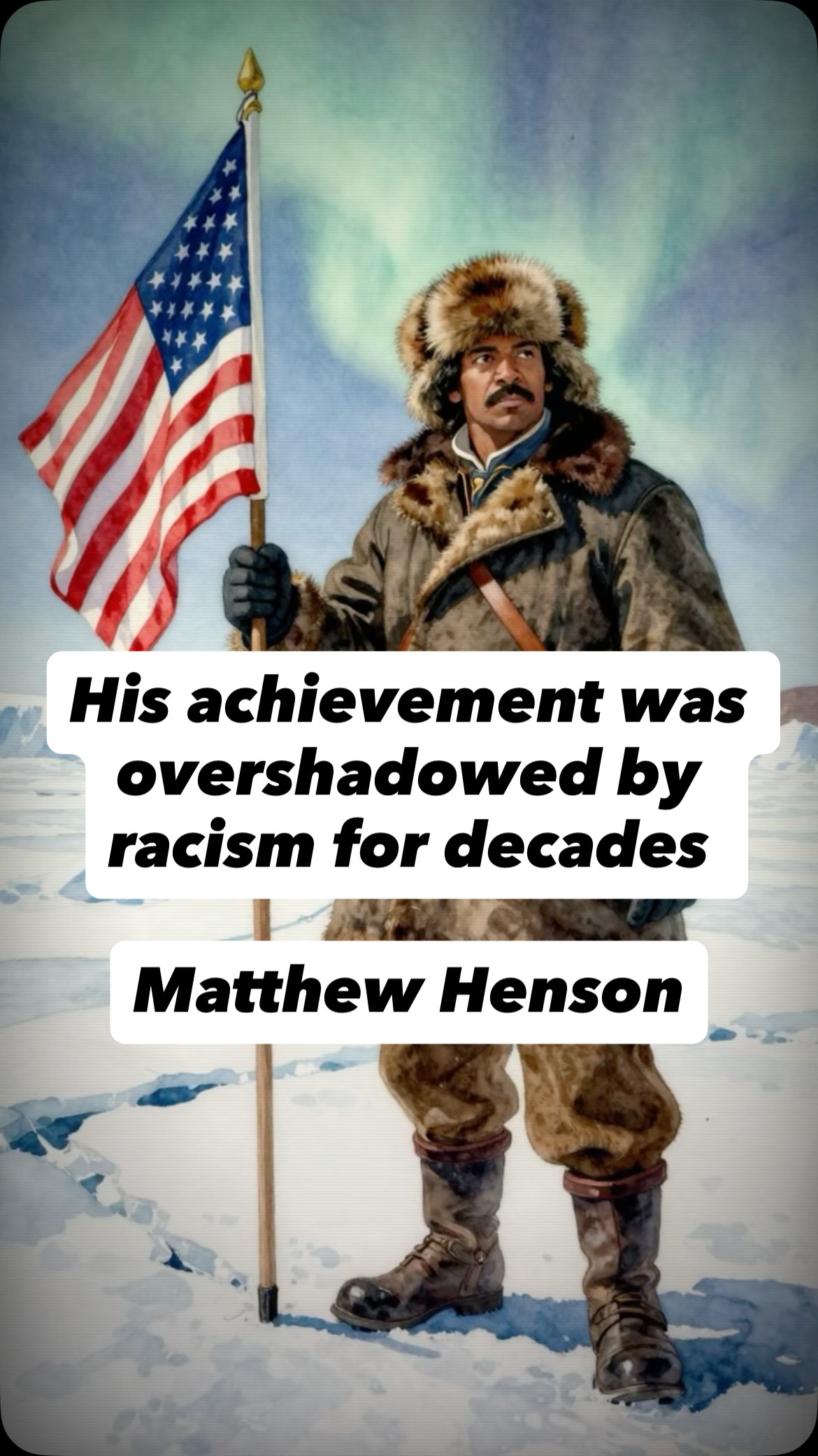 African Americans Who Made America Great #blackhistory #matthewhenson #explorer #blackexcellence #education