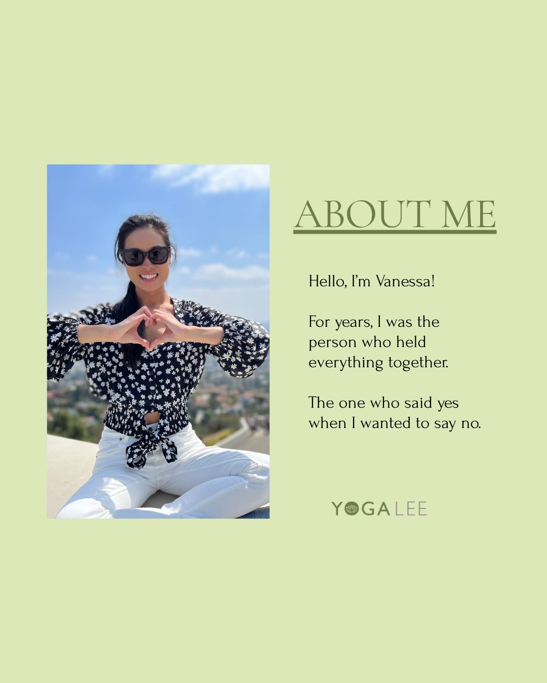 Namaste friends! 💫💚
I thought it was time to do a little re-intro about myself.
I’m Vanessa, a yoga teacher of over 10 years, and my own journey through yoga has been about so much more than physical movement. It’s helped me understand myself, find my voice, create healthier boundaries, and reconnect with what truly matters.
For years, I was a people-pleaser and overgiver, a rescuer often putting everyone else’s needs before my own.
What I’ve learned is that these patterns aren’t just about boundaries they’re often connected to our nervous system and our sense of self-worth.
That’s why my work is evolving.
Today, I help overgivers regulate their nervous system, rebuild self-worth, and create healthier, more balanced relationships through yoga, breathwork, and emotional healing.
Because healing isn’t about becoming someone new.
It’s about coming home to yourself. 💚
If this resonates with you, comment HOME below and I’ll send you my free 3-Day Nervous System Reset.
I’d love to know what part of this journey speaks to you most?