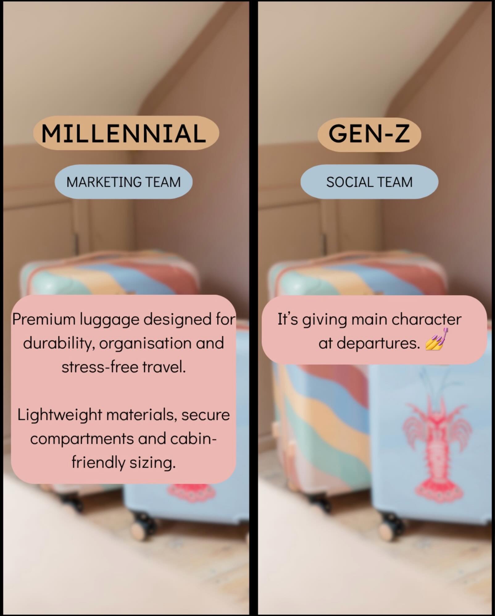Whichever way you put it... it’s giving stress-free travel ✈️✨
Having fun with the Yvonne Ellen luggage collection.
Want to stock our products? Send us a message or check the link in our bio!
#YvonneEllen #Luggage #Travel #HolidayMode #TravelAesthetic