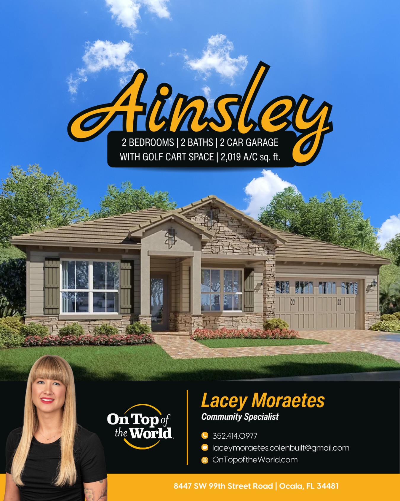 Open layout designed for comfort and easy flow, it’s a great fit for active-adult living at On Top of the World. 💛
📲 DM me for floor plans, pricing, or availability.
📞 Lacey 352.414.0977
#OnTopoftheWorld #ActiveAdultLiving #OcalaHomes #Florida #fl