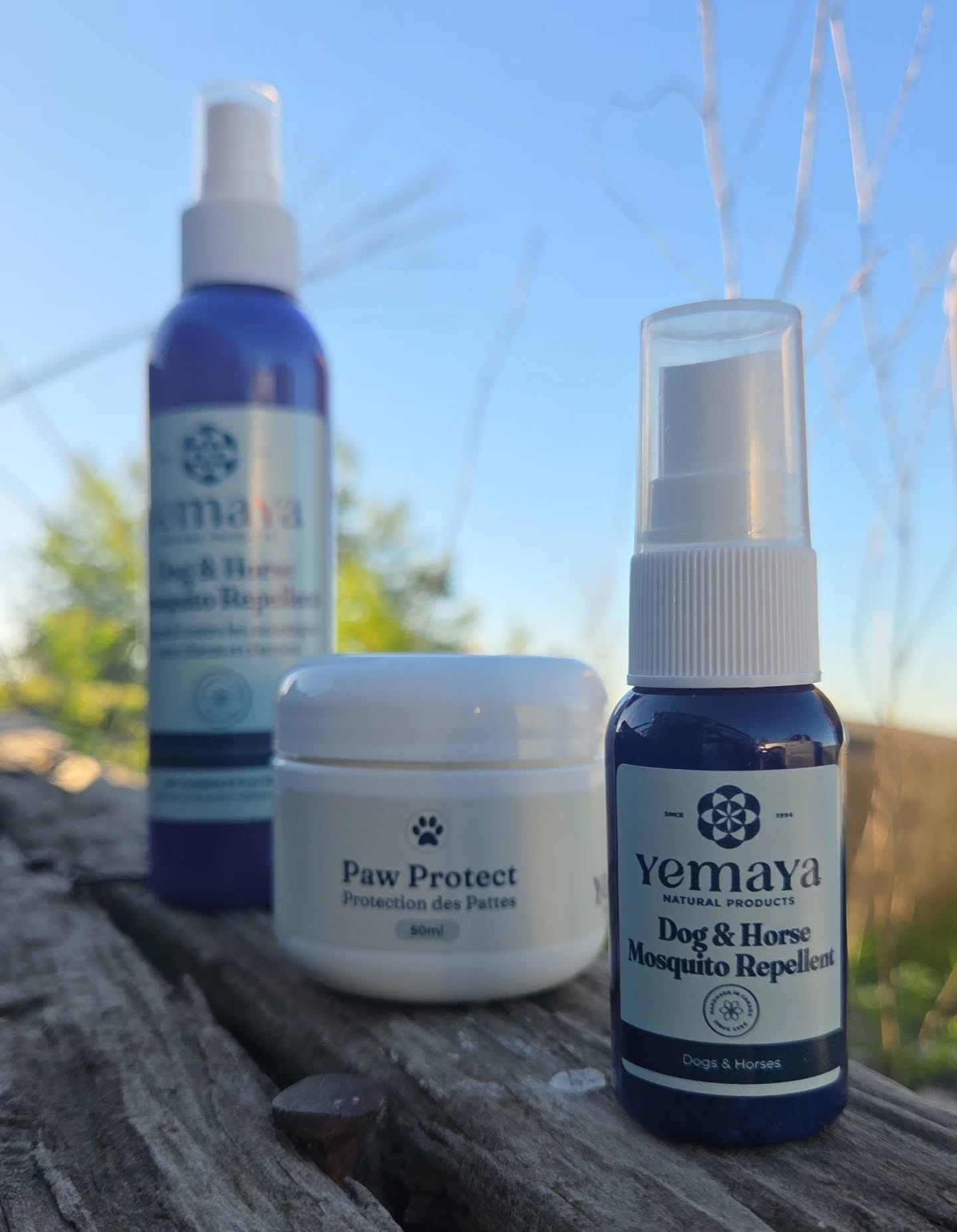 The Yemaya Natural Products Pet Mosquito Repellent & Paw Protect Gift Set features two handcrafted, toxin-free, Canadian-made essentials designed for outdoor adventures with your pets.
What's in the Set
• Dog & Horse Mosquito Repellent (180 ml): A university-tested formula proven to be 99.7% effective against mosquitoes and ticks. It is handcrafted with organic, farm-fresh, cold-pressed sunflower oil, soybean oil, witch hazel, and apple cider vinegar. It is infused with aromatic essential oils—like citronella, catnip, lemongrass, and cedarwood—for a woodland scent that repels insects without harsh chemicals.
• Natural Paw Balm: A nourishing, lick-safe barrier that protects your pet’s paw pads from harsh outdoor elements, including hot pavement and rough terrain. It also soothes hot spots, minor skin irritations, and dry, cracked paws.
• All-Natural & DEET-Free: Made entirely with plant-based, recognizable ingredients.
• Safe & Gentle: Completely free of harsh chemicals, ensuring it is safe for your furry friend even if they lick their paws.
• Handcrafted in Ontario: Lovingly made on organic farmland in Ontario using cold-pressed oils.
https://www.yemaya.ca/product-page/pet-gift-set
#pet #outdoors #adventure #yemaya ##Yemayanaturalproducts