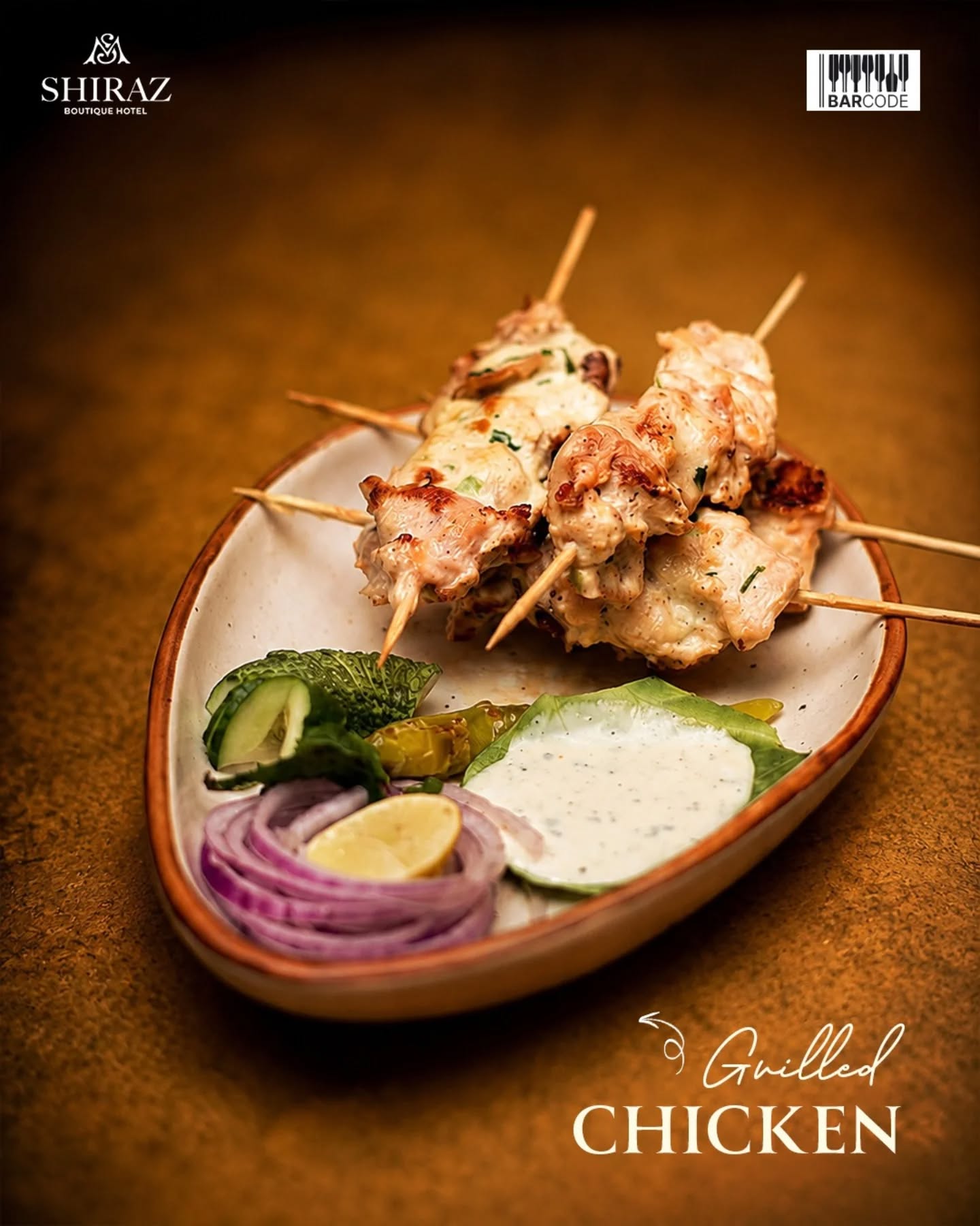 Our Grilled Chicken is everything a great bite should be — perfectly flame-grilled, packed with bold flavours, and served fresh off the grill.
One plate. Endless cravings.
Available at Barcode, Shiraz Boutique Hotel.
( Grilled Chicken | Flame Grilled | Smoky Flavours | Juicy Chicken | Bar Bites | Signature Dishes | Food Lovers | Barcode Lounge | Shiraz Boutique Hotel | Gourmet Dining )
#GrilledChicken #BarcodeBhopal #ShirazBoutiqueHotel #FoodieFavorites #FlameGrilled