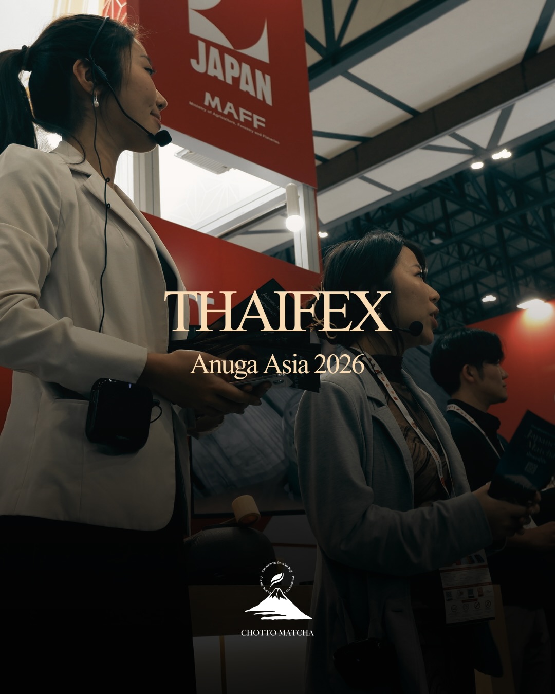THAIFEX – Anuga Asia 2026 🇹🇭🍵
We were honored to participate in THAIFEX – Anuga Asia 2026, one of Asia's largest food & beverage trade exhibitions held in Bangkok, Thailand.
Over the past few days, we had the opportunity to introduce our authentic Mt. Fuji matcha to buyers, distributors, café owners, and food professionals from around the world.
Thank you to everyone who visited the Chotto Matcha booth and shared conversations, ideas, and future possibilities with us.
From Mt. Fuji to the world.
This is only the beginning. 🍃
タイ・バンコクで開催されたアジア最大級の食品・飲料展示会「THAIFEX – Anuga Asia 2026」に参加いたしました。
会期中は、世界各国のバイヤー、ディストリビューター、カフェオーナー、食品業界関係者の皆さまに、富士山麓で育まれた本格的な抹茶をご紹介する機会に恵まれました。
Chotto Matchaのブースへお立ち寄りいただいた皆さま、そして多くの素晴らしい出会いや会話、未来につながる可能性を共有してくださった皆さまに心より感謝申し上げます。
富士山から世界へ。
私たちの挑戦は、まだ始まったばかりです。🍃
#thaifex #thaifex2026 #matcha #mtfujijapan #chottomatcha