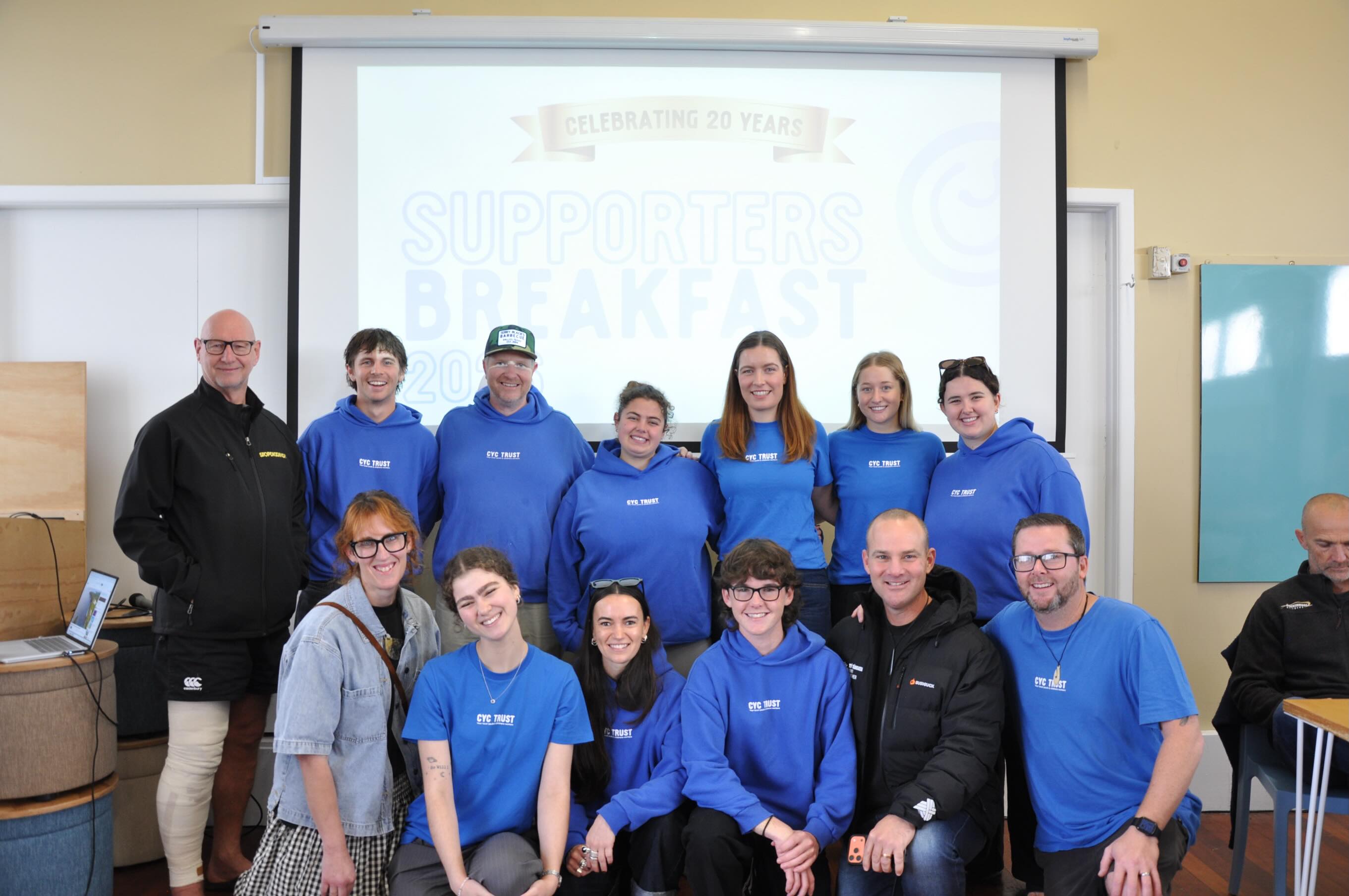 Yesterday we had our annual Supporters Breakfast and celebrated 20 years of CYC Trust! 🎉
We’re so grateful for all our supporters, and to everyone who has walked alongside us over the past two decades. Your support has made a lasting difference in the lives of so many young people!
Special shoutout to Anna, Warren & Joseph who are part of the original team that established CYC Trust 20 years ago!
Thank you for being part of the journey 💙