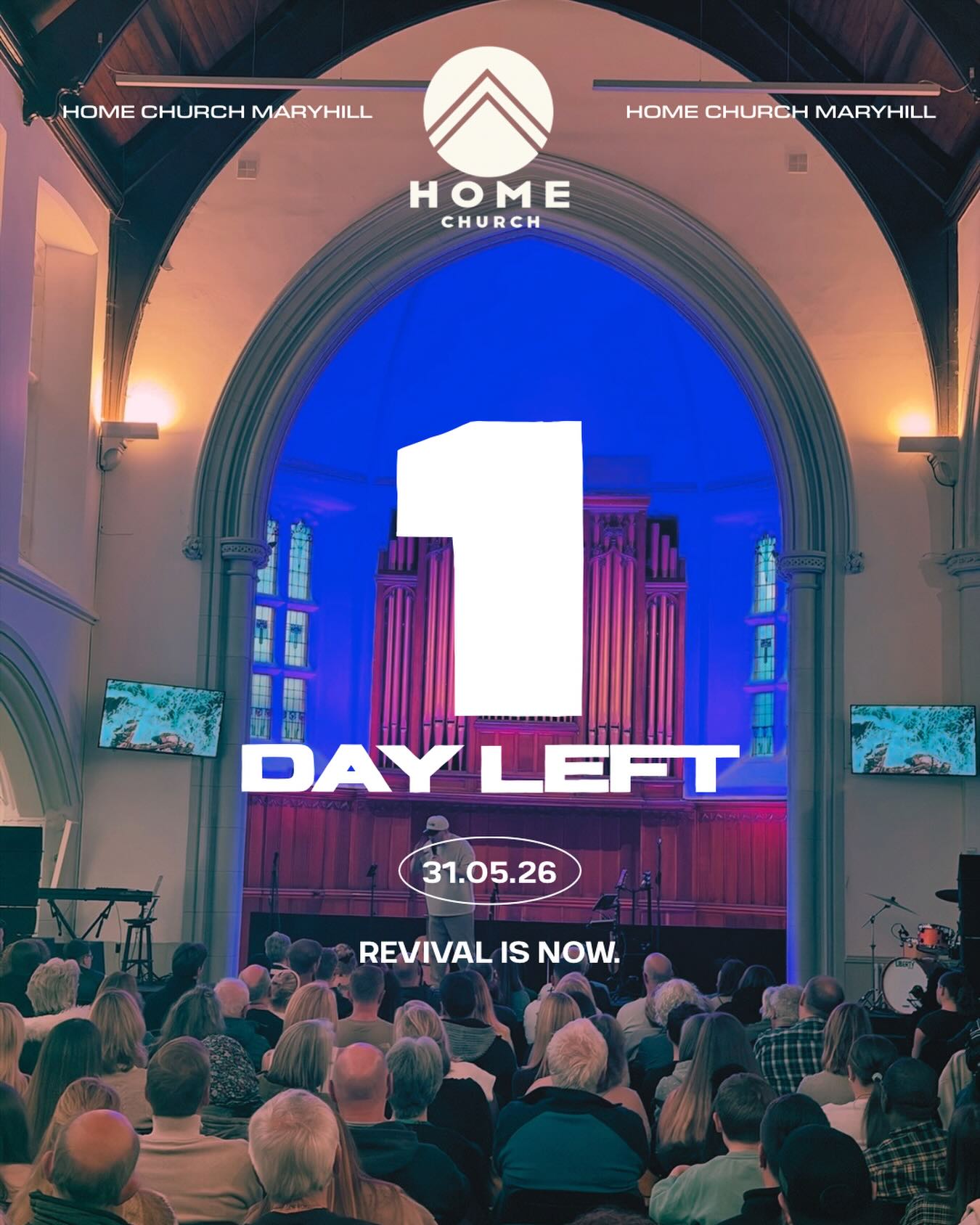 The countdown is almost over ⏳ …
1 day until our Maryhill campus launches!!
Who’s joining us at 11:30 tomorrow morning? 🙌🏻
#jesus #faith #church #christian #glasgow