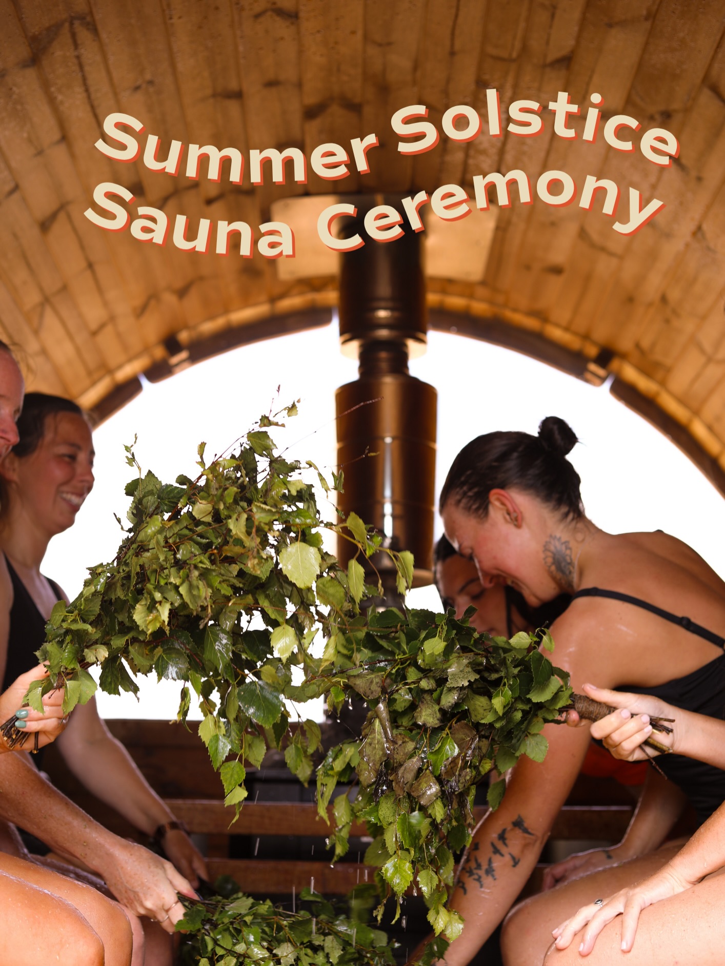 🌞✨Come join us for this Summer Solstice Sauna Ceremony 🌞✨
Join our sauna master Rose for a beautiful afternoon retreat of sauna rituals. We'll move through a variety or traditional techniques designed to celebrate the season, shift energy, and soothe you physically & mentally. 🌿🌞🌅🌔
🌞When: Sunday, 21st June
🌼Time: 1-3pm
Timeline: 🌿🌊🌞
We begin at 1pm with tea and a welcome circle to begin our ceremony, introduce the practices and brief everybody about the experience. We'll spend 55 minutes between the sauna and cooling ourselves, and we will end our time with another tea and yummy treat for our closing circle, ending at 3pm.
Step into another world with this sensory experience. The sauna alone is a gorgeous practice, but the support of plant aromas, textures, sounds, sensations and scrubs takes it to a whole new level.
In this ceremony we'll be celebrating summer, and the abundance of plants that are blooming. There will be herbal teas, a variety of steams & infused water remedies, and whisking with birch branches to stimulate blood flow and manipulate the energy of the sauna and uplift our own energy in doing so. You'll be offered many cooling options throughout that support the theme of our evening. 💛✨
So, if you're curious about what more there is to explore within the ancient, evolving practice of sauna, or are drawn to fully embrace the season of expression and abundance - then come along for this enchanting evening. 🌼🌱
🌞💛 Come sweat, giggle, dip and reawaken with us! Book via @saltandlightretreatuk - www.saltandlightretreat.co.uk/events