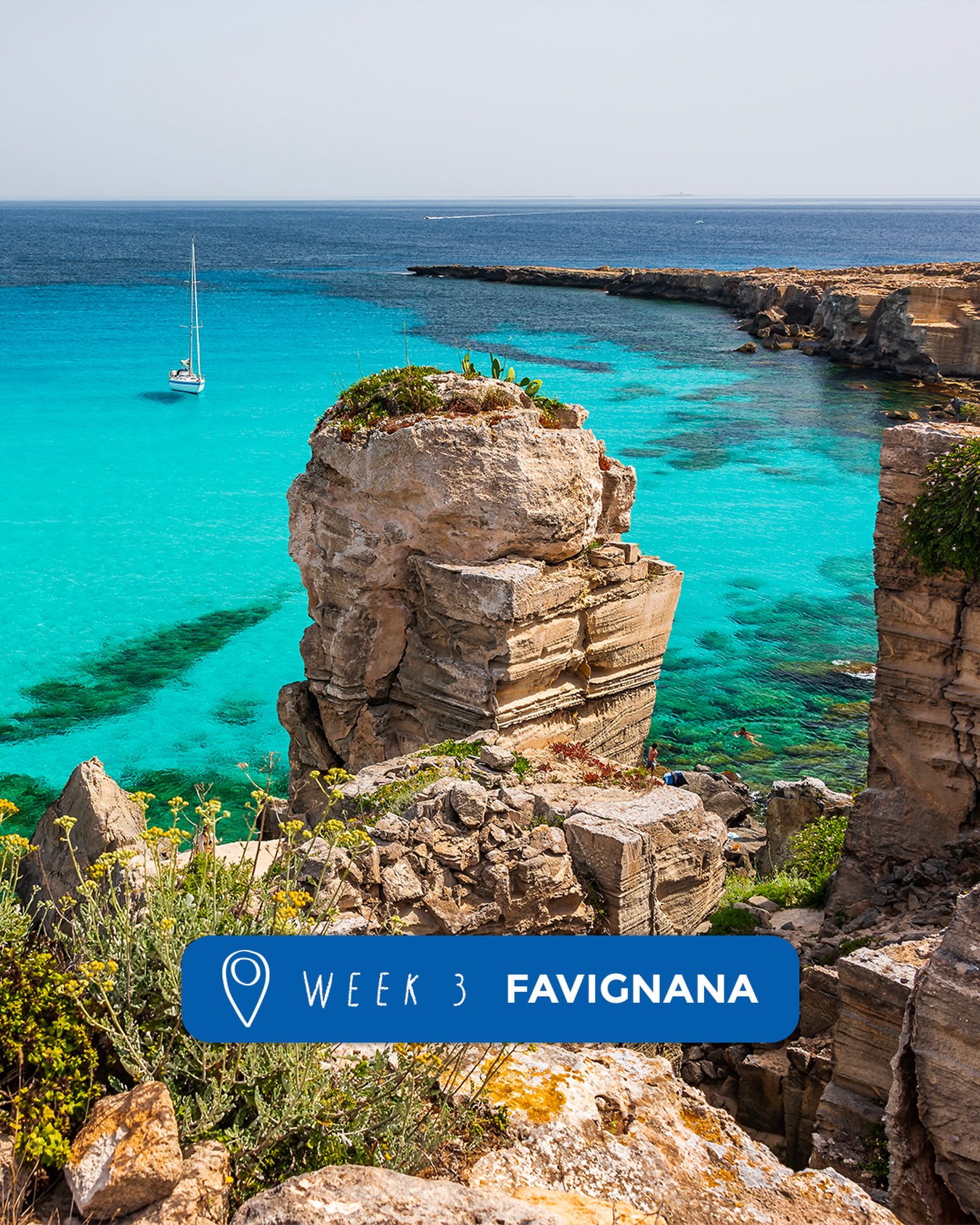 Il catamarano Caprera è arrivato nella meravigliosa isola di Favignana, in Sicilia! 🌊
~
The Caprera catamaran has arrived on the wonderful island of Favignana, in Sicily! 🌊
A project by @cvcaprera
Scientific partner @oneoceanfound
#progettoMARE #aboutMARE #CentroVelicoCaprera
#MarineResearch #RespectTheOcean