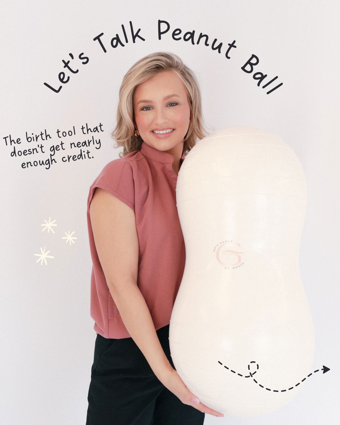 The birth tool nobody talks about enough 🥜🤍
While birth pools get all the attention (deservedly so 💅), peanut balls are quietly working behind the scenes to support comfort, positioning, and labour progress.
Cute name. Serious benefits.
Save this for later and send it to a pregnant bestie who needs to add “peanut ball” to her birth prep list ✨