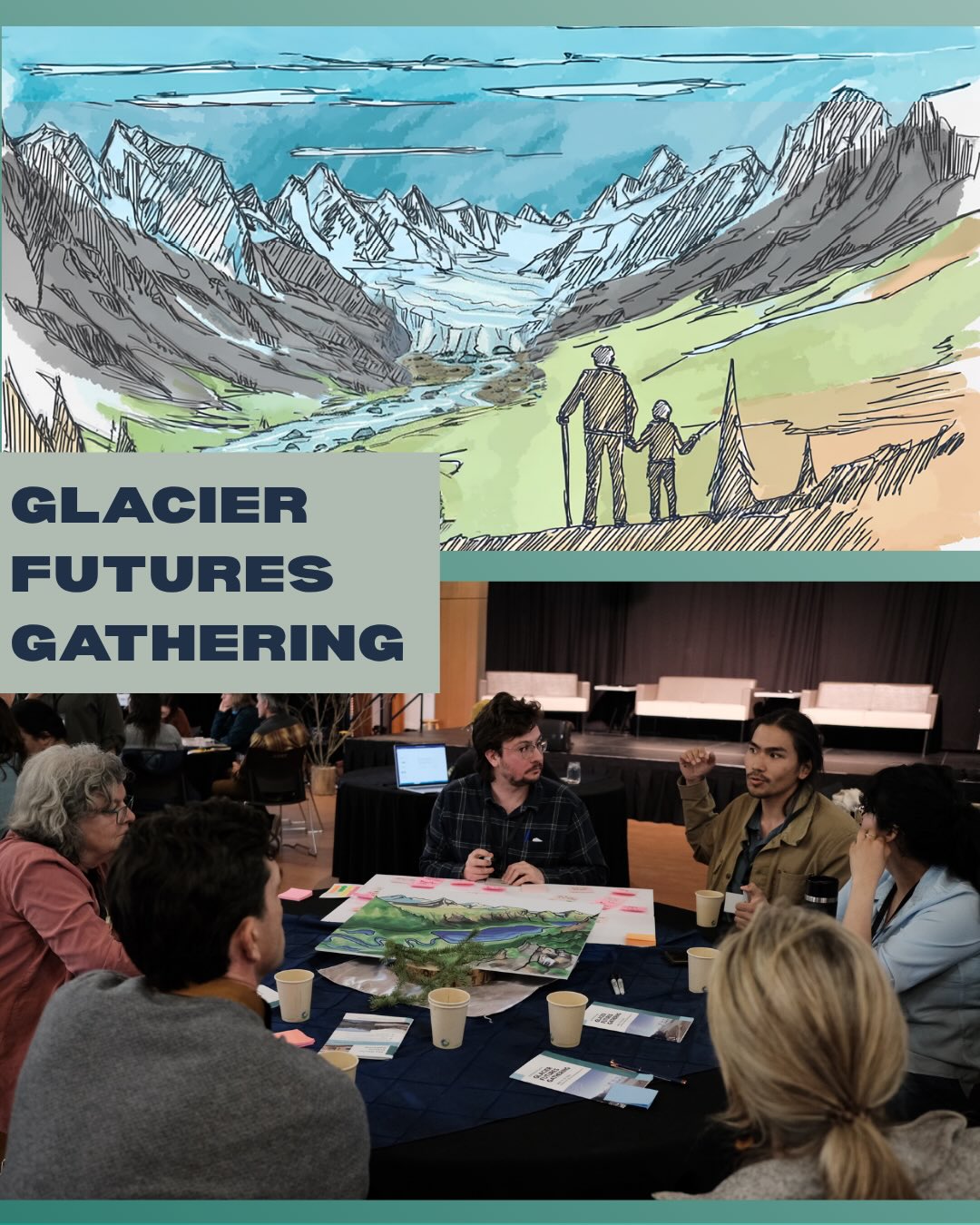 We were up in Whitehorse May 19-20th to host a Glacier Futures Gathering at the Kwanlin Dun Cultural Centre. This gathering was a labour of love and we are so thrilled with how it turned out.
Artwork by Amie Chaotakoongite
Photography by Sherry Young at Lens and Science
