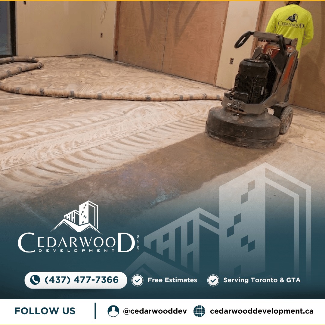 💡🔨👀
Most people only see the finished floor. We are showing you what actually goes into making it perfect.
This is the concrete grinding and surface prep stage of an epoxy flooring project in Etobicoke, ON — and this step is everything. 💪
No shortcuts. No skipping steps. Proper surface preparation is what separates a floor that lasts 15 to 20 years from one that peels and fails within months. This is why Cedarwood Development Group does it right every single time. 🏡✨
Searching "epoxy flooring Etobicoke" or "epoxy floor installation GTA"? You just found your team. 👇
📍 Proudly serving Etobicoke, Toronto, Scarborough, Mississauga, Brampton, Vaughan, Markham & all of the GTA
Our Services Include:
✅ Bathroom Remodels
✅ Kitchen Renovations
✅ Basement Finishing & Remodeling
✅ Epoxy Flooring
✅ Hardscaping, Interlocking & Landscaping
✅ Home Remodeling
💡 Ready for your transformation? Book your FREE estimate today!
📞 (437) 477-7366
📧 info@cedarwooddevelopment.ca
🌐 cedarwooddevelopment.ca
📍 Serving Toronto & the GTA
📆 DM us "EPOXY" to discuss your next project!
#EpoxyFlooringEtobicoke #EpoxyFlooringToronto #EpoxyFlooringGTA #ConcreteGrindingGTA #EpoxyPrepToronto #BehindTheBuildGTA #EpoxyFloorInstallation #BasementEpoxyEtobicoke #EtobicokeRenovations #TorontoRenovations #GTARenovations #SeamlessFlooringGTA #CedarwoodDevelopmentGroup #OntarioRenovations #TrustTheProcess